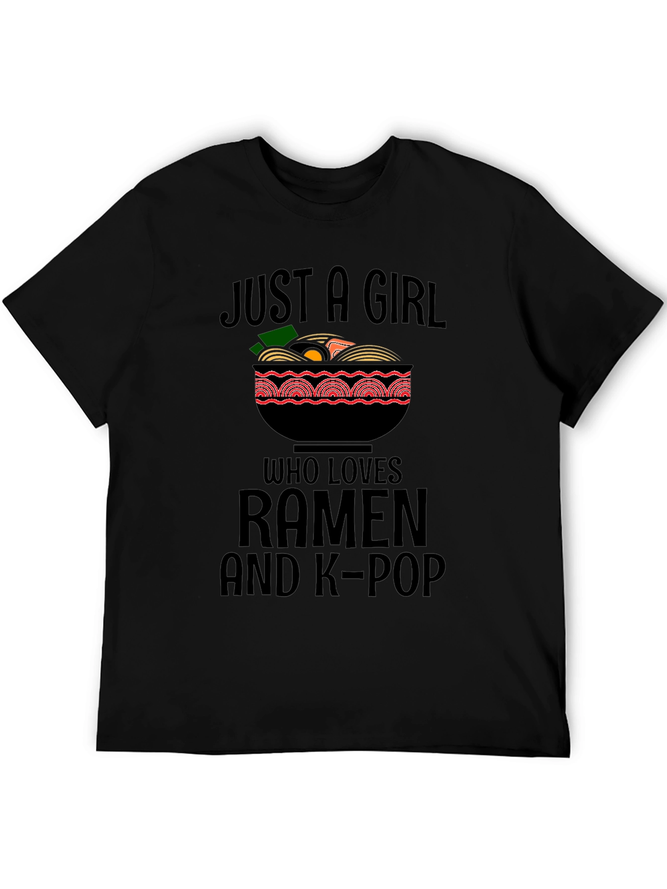 Ramen & K-Pop Girls Graphic Tee