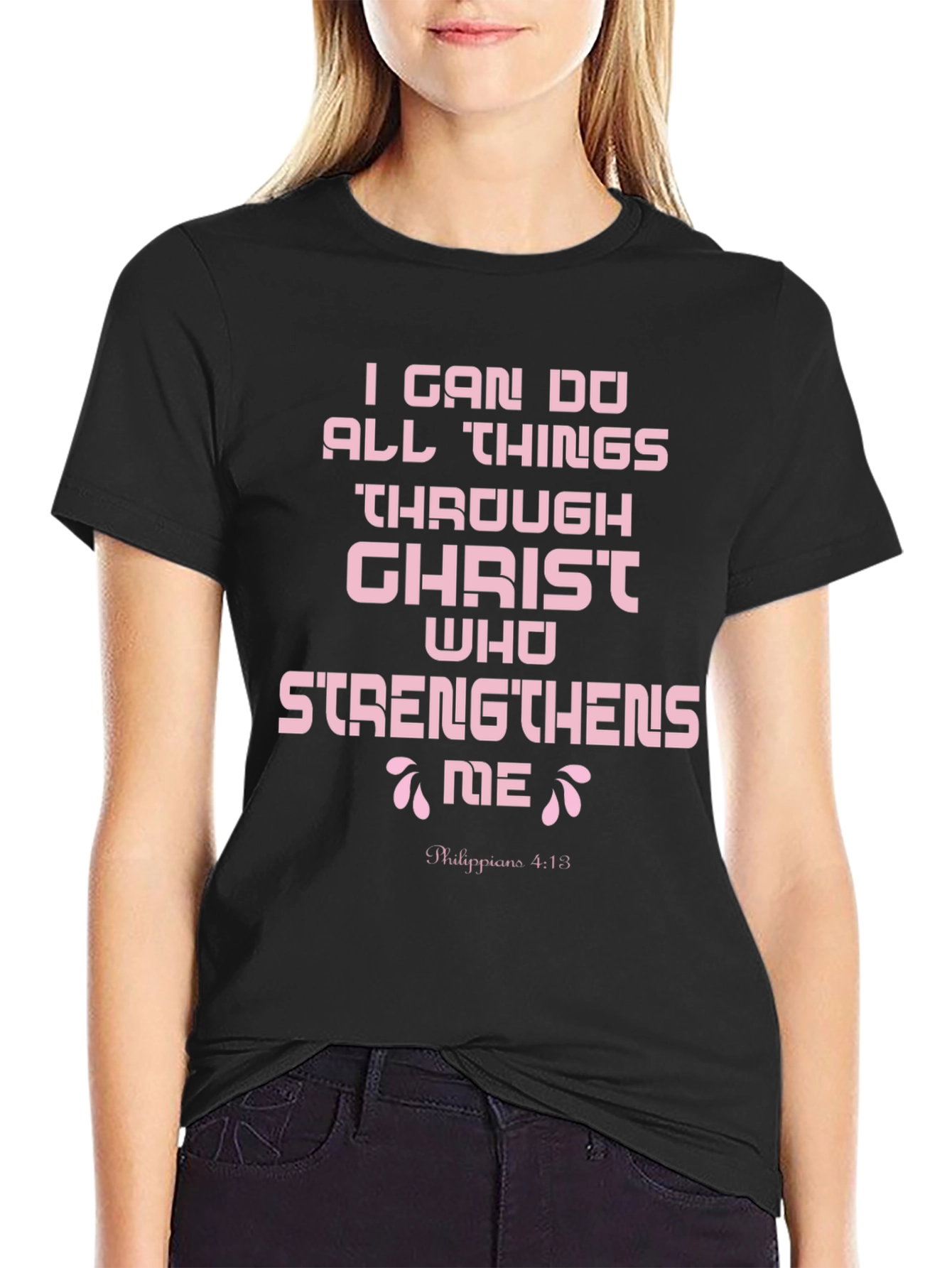 I Can Do All Things Black T-Shirt