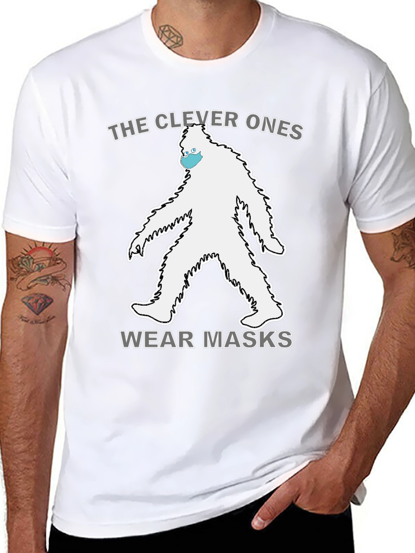 Clever Ones Wear Masks T-Shirt