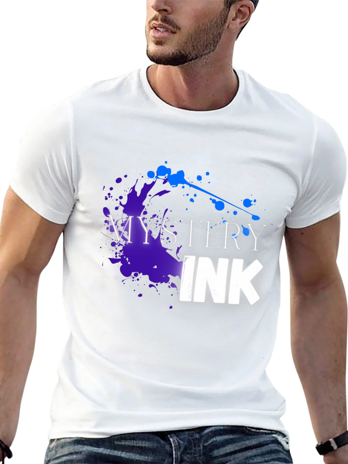 Mystery Ink Graphic Tee - Cool Design Soft Fabric