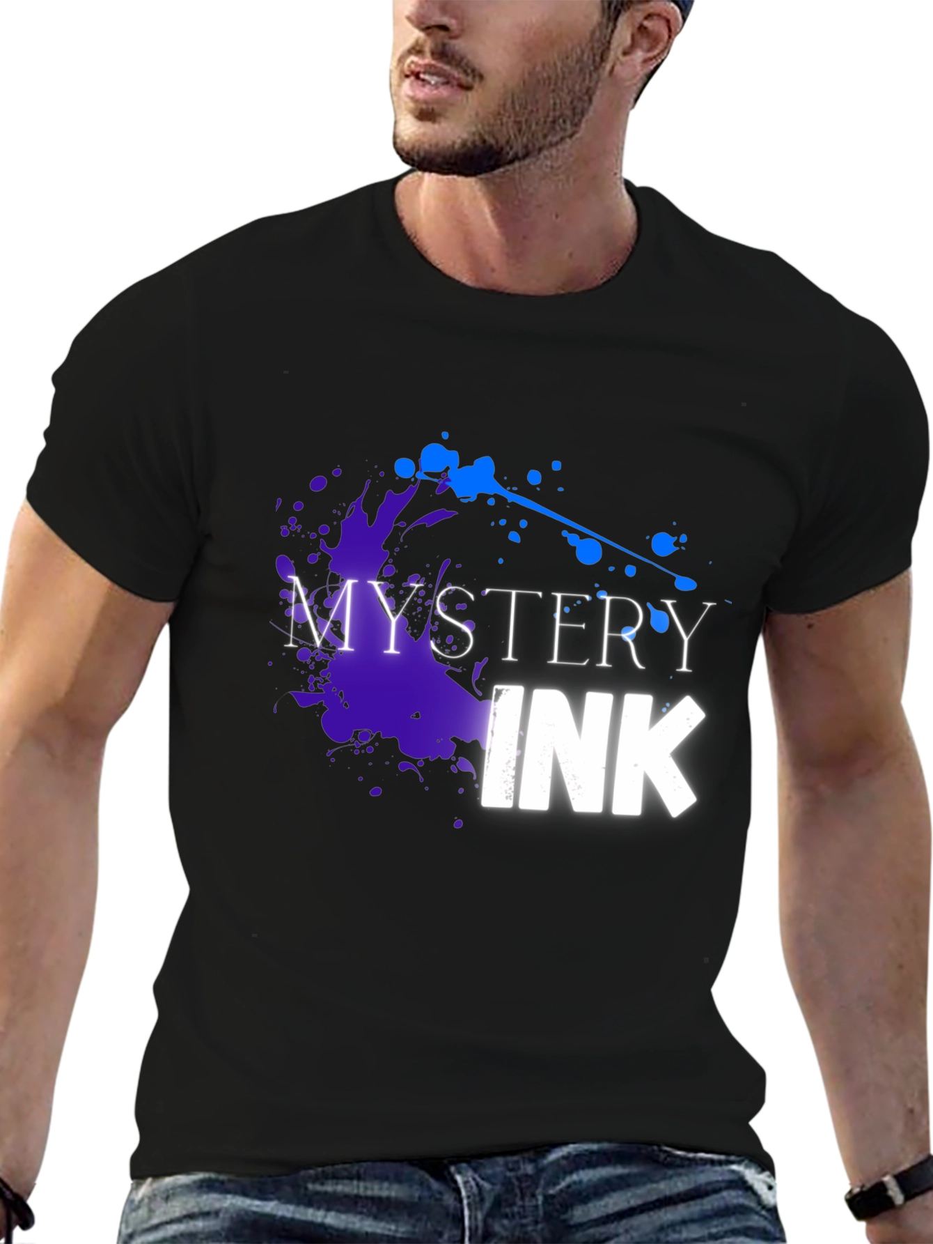 Mystery Ink Graphic Tee - Cool Design Soft Fabric