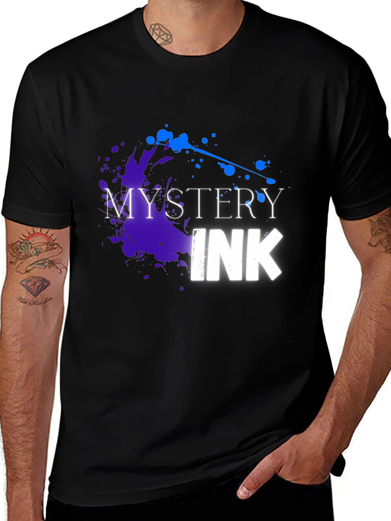 Mystery Ink Graphic Tee - Cool Design Soft Fabric
