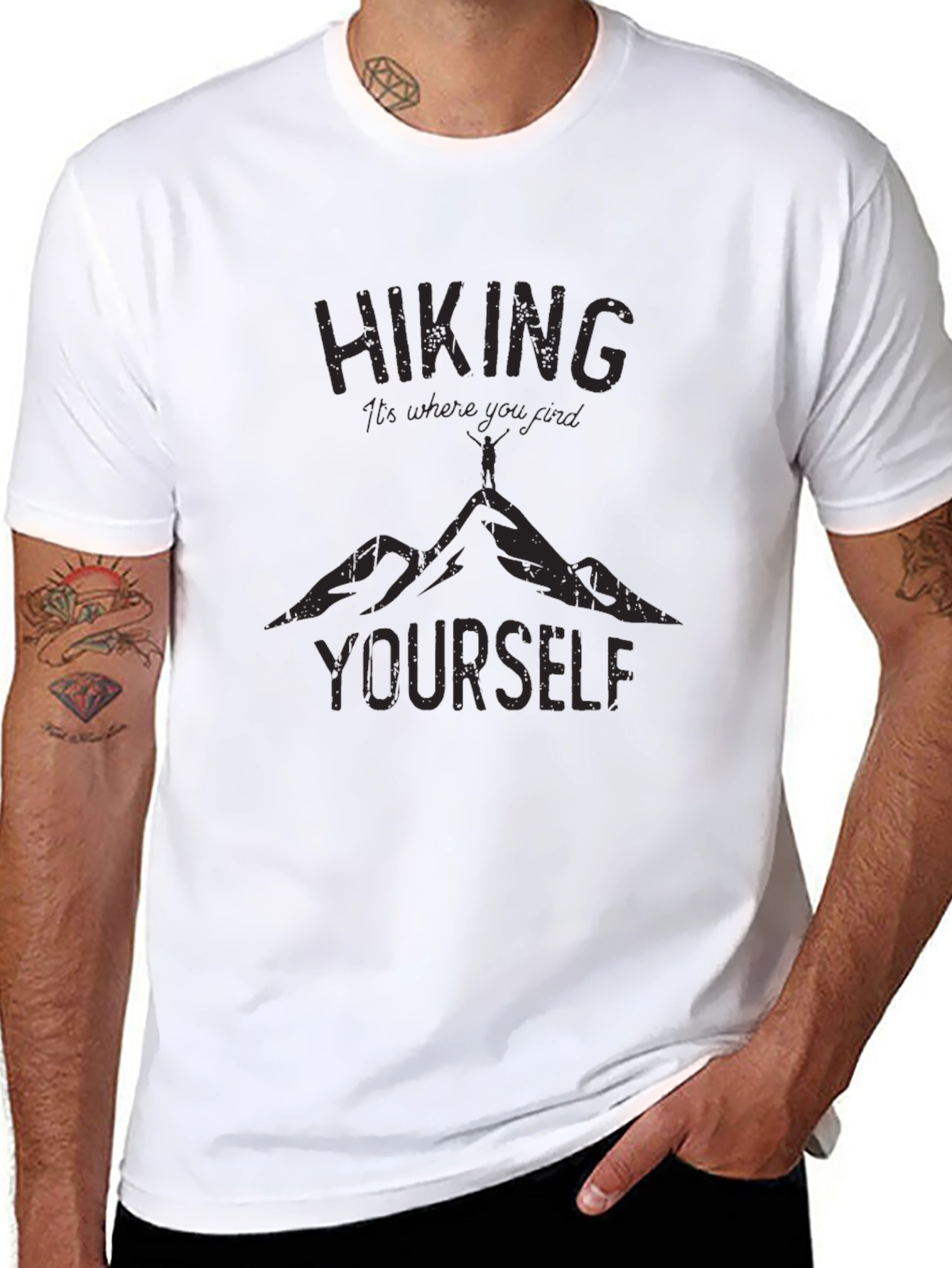 Hiking Find Yourself Graphic Tee