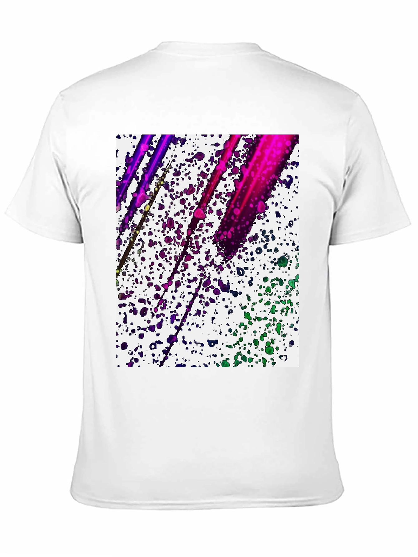 Abstract Paint Splatter Graphic Tee - Modern Art Shirt
