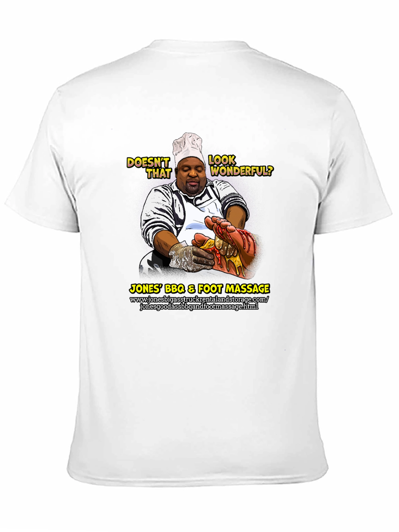 Jones BBQ & Foot Massage Funny T-Shirt