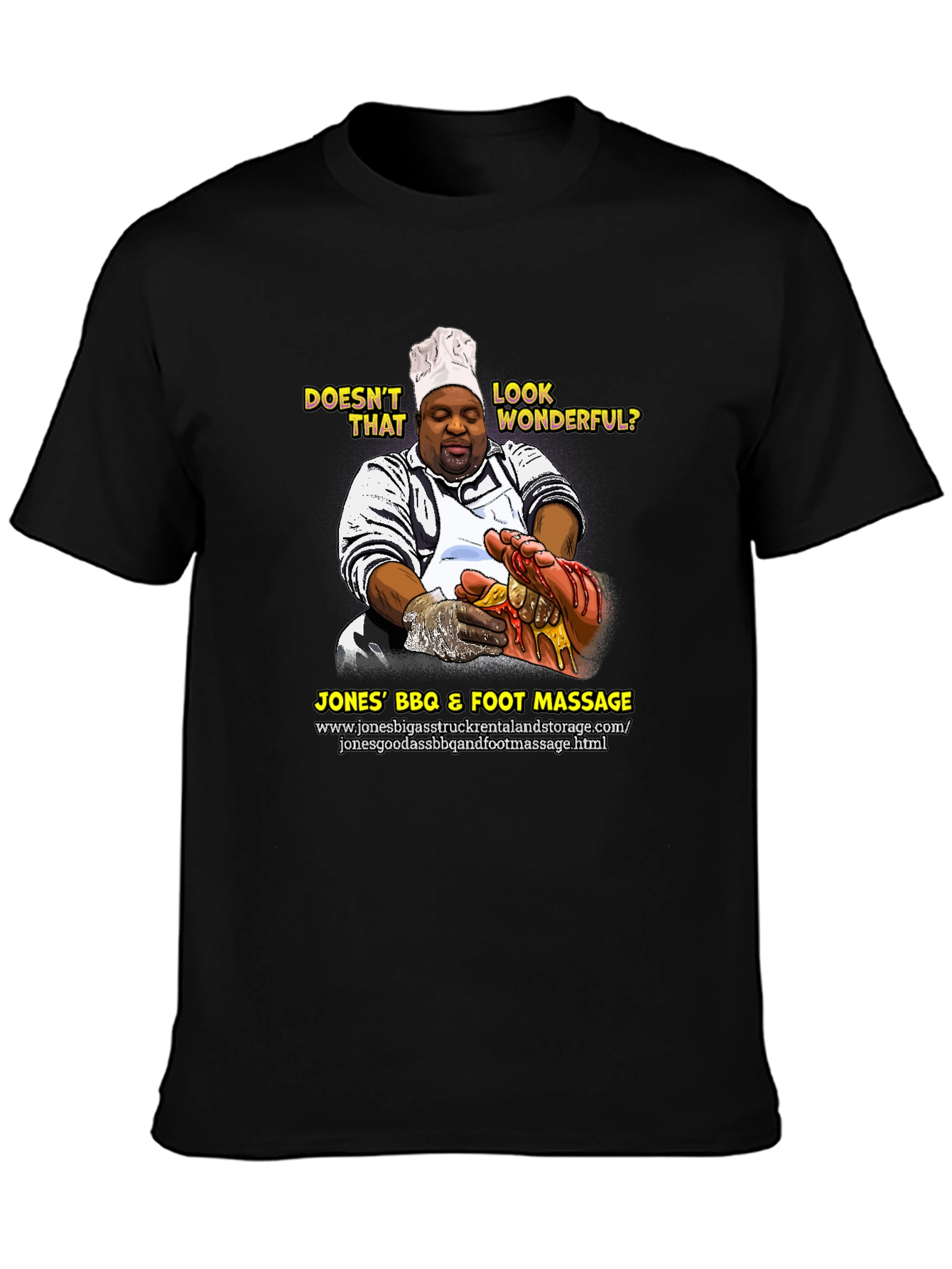 Jones BBQ & Foot Massage Funny T-Shirt