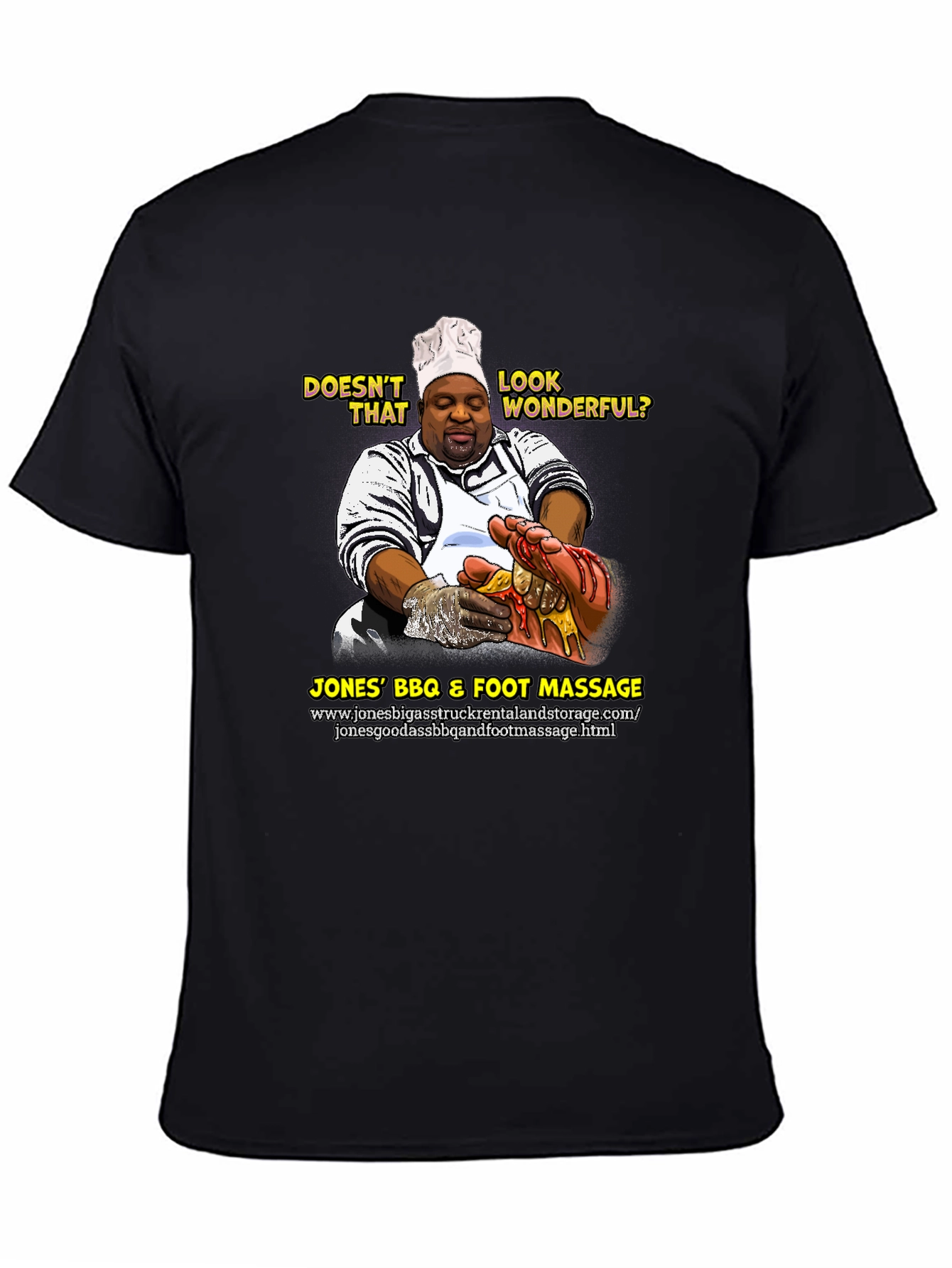 Jones BBQ & Foot Massage Funny T-Shirt
