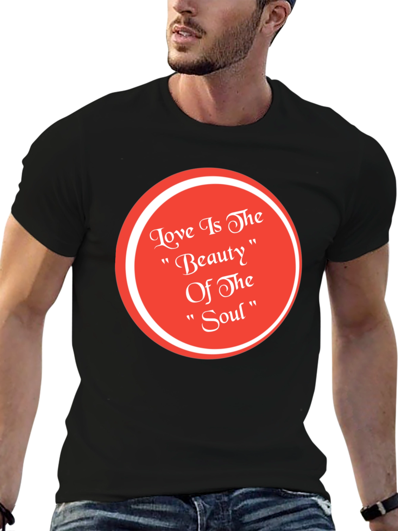 Love Is The Beauty of The Soul Black T-Shirt