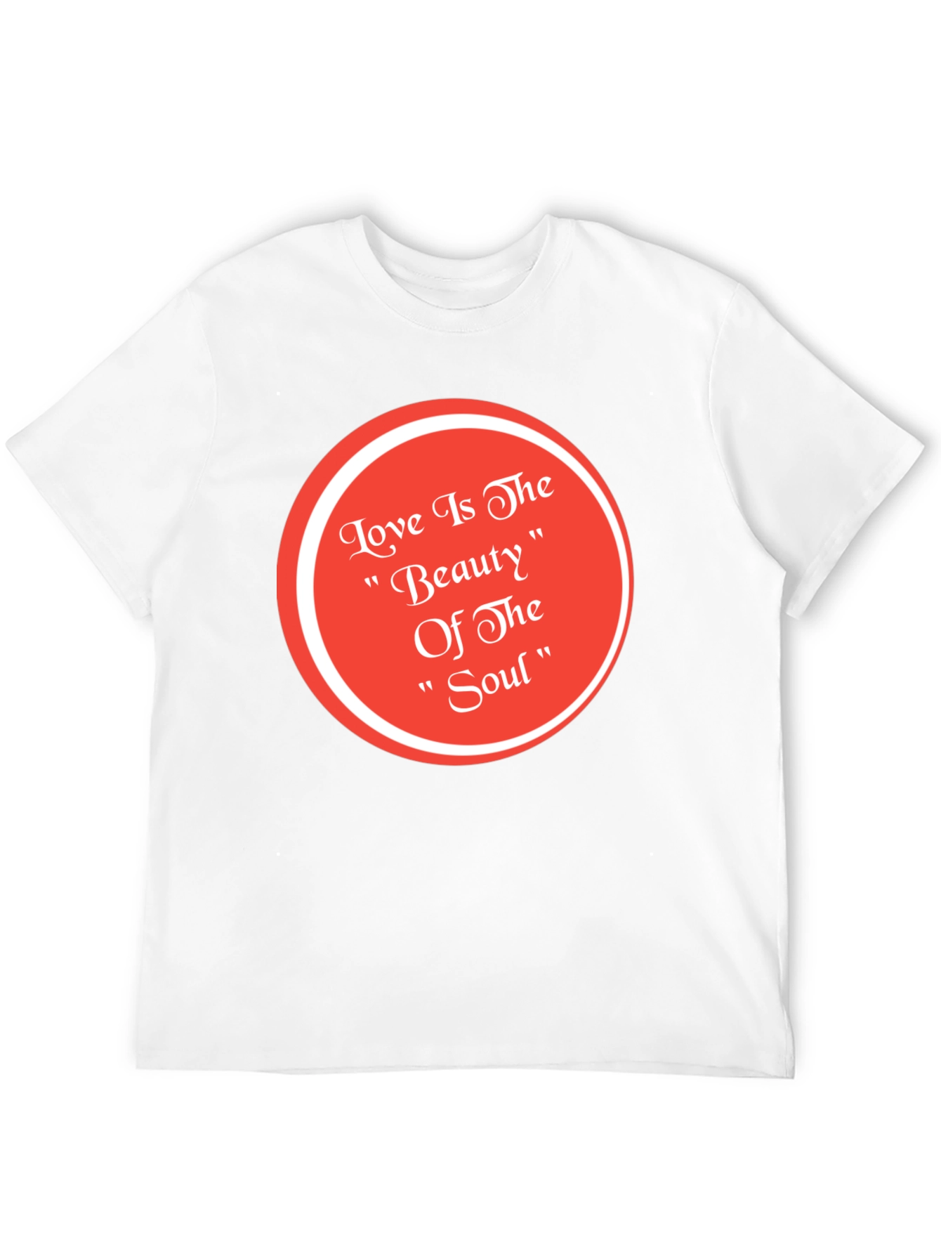 Love Is The Beauty of The Soul Black T-Shirt