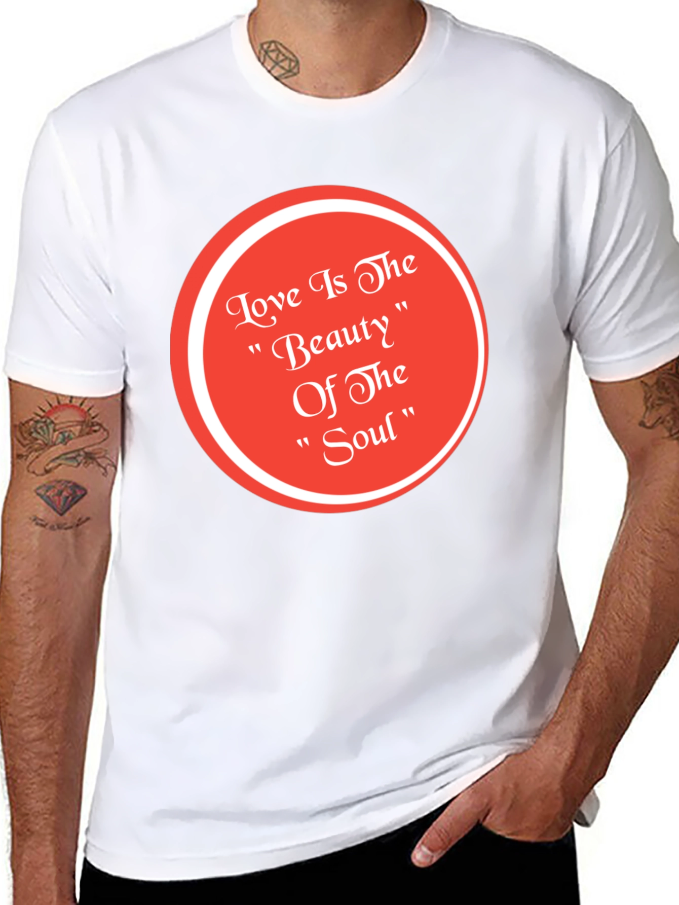 Love Is The Beauty of The Soul Black T-Shirt