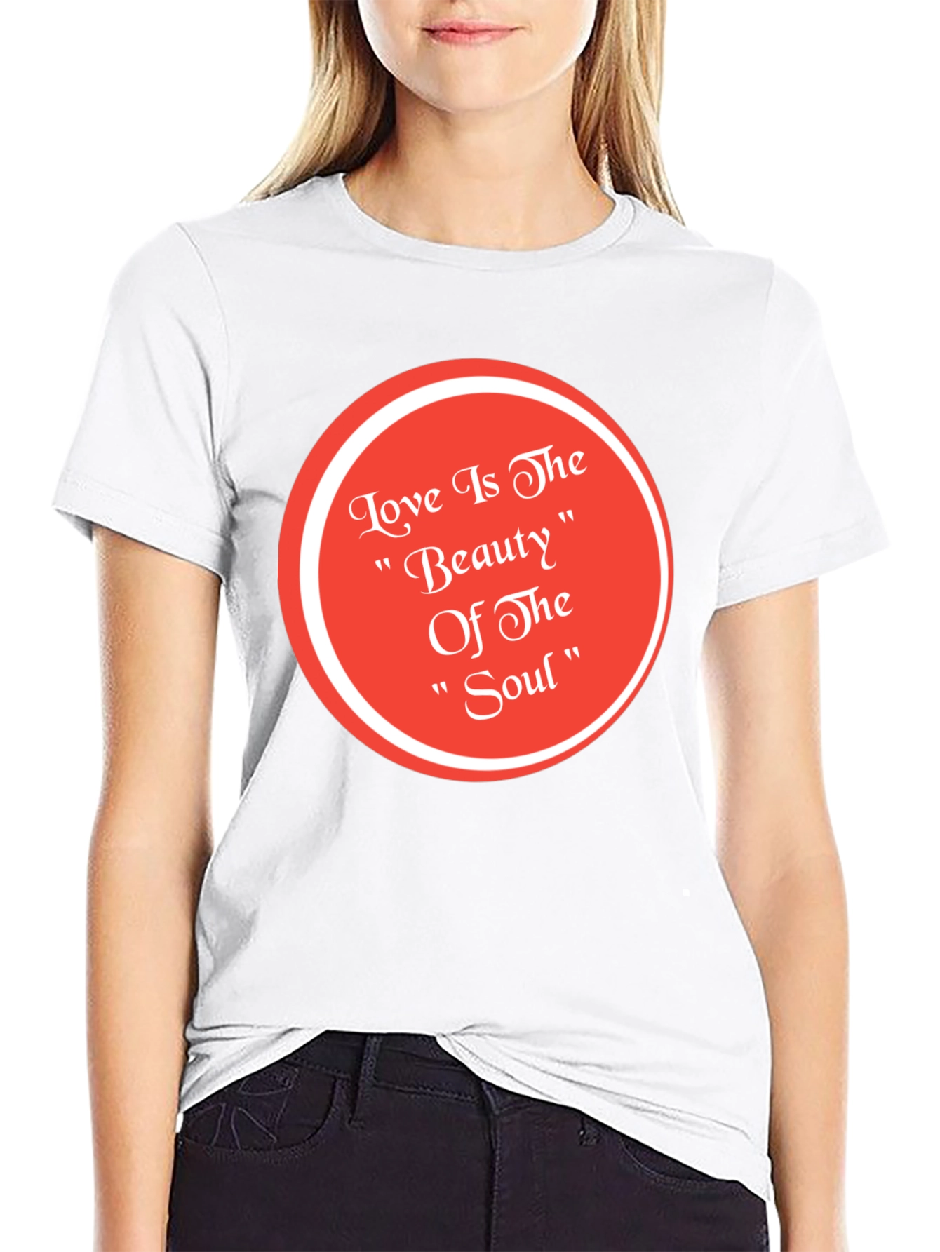 Love Is The Beauty of The Soul Black T-Shirt
