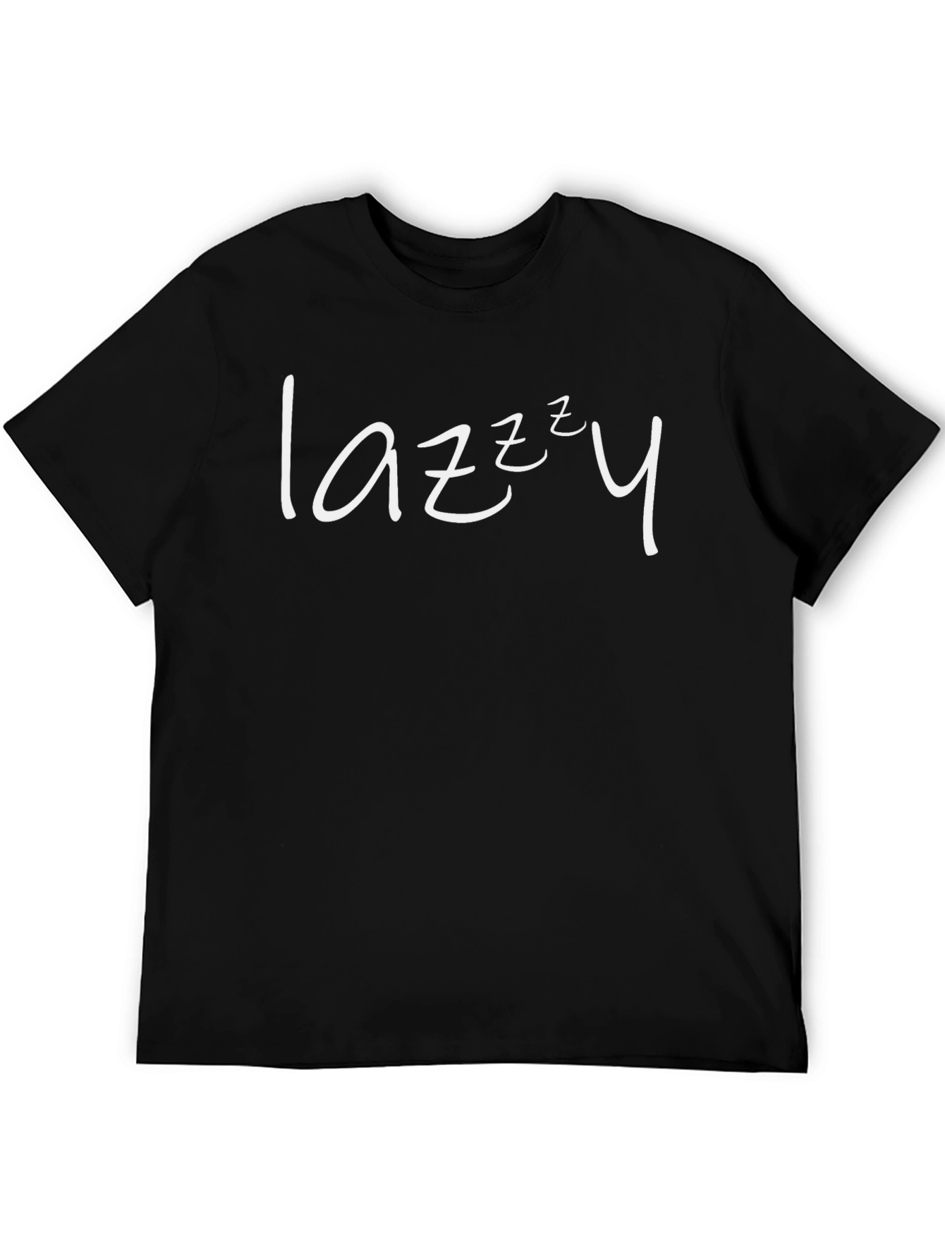 Lazy Sleepy Graphic Mens T-Shirt