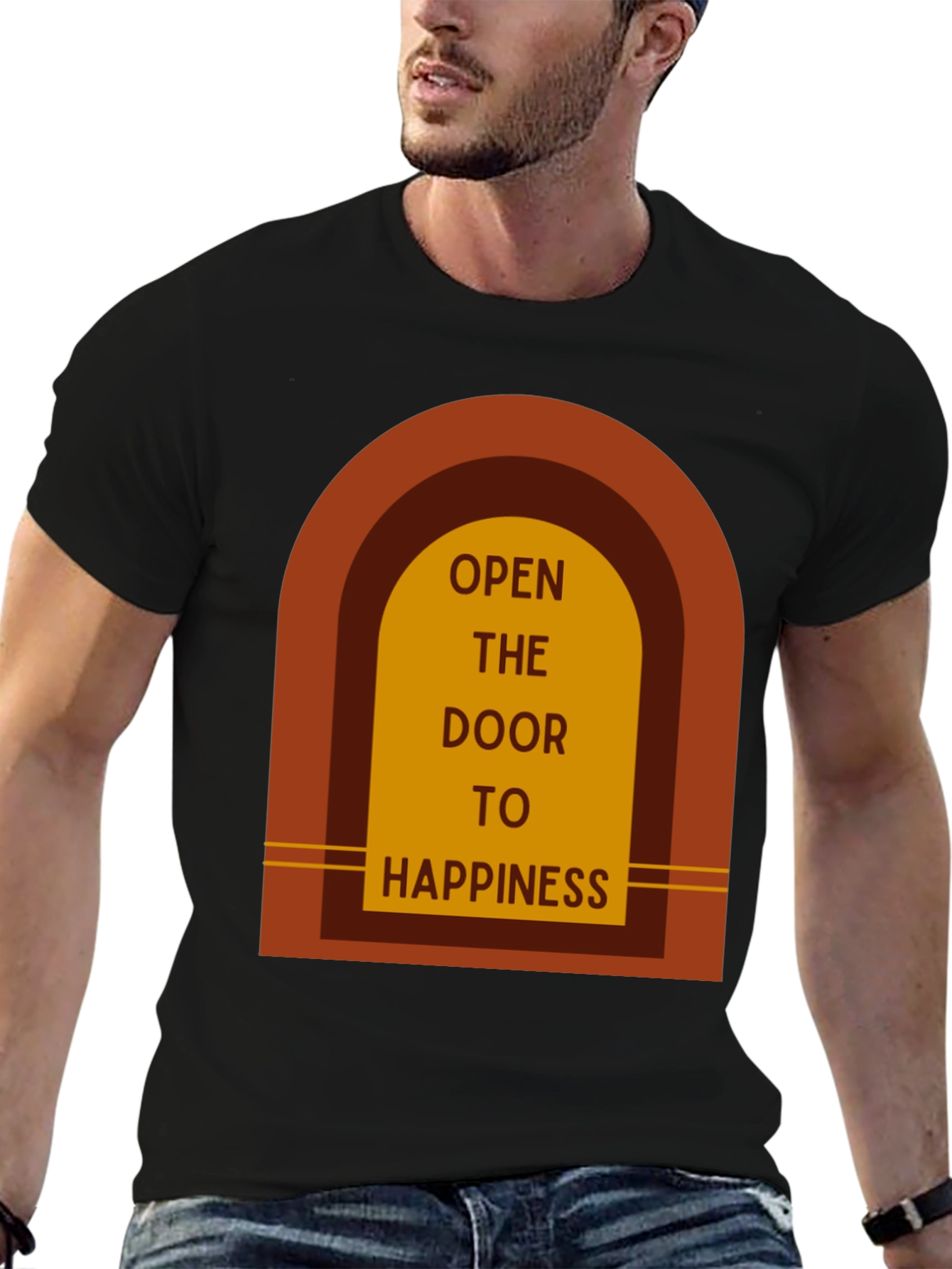 Open Door to Happiness Graphic Tee