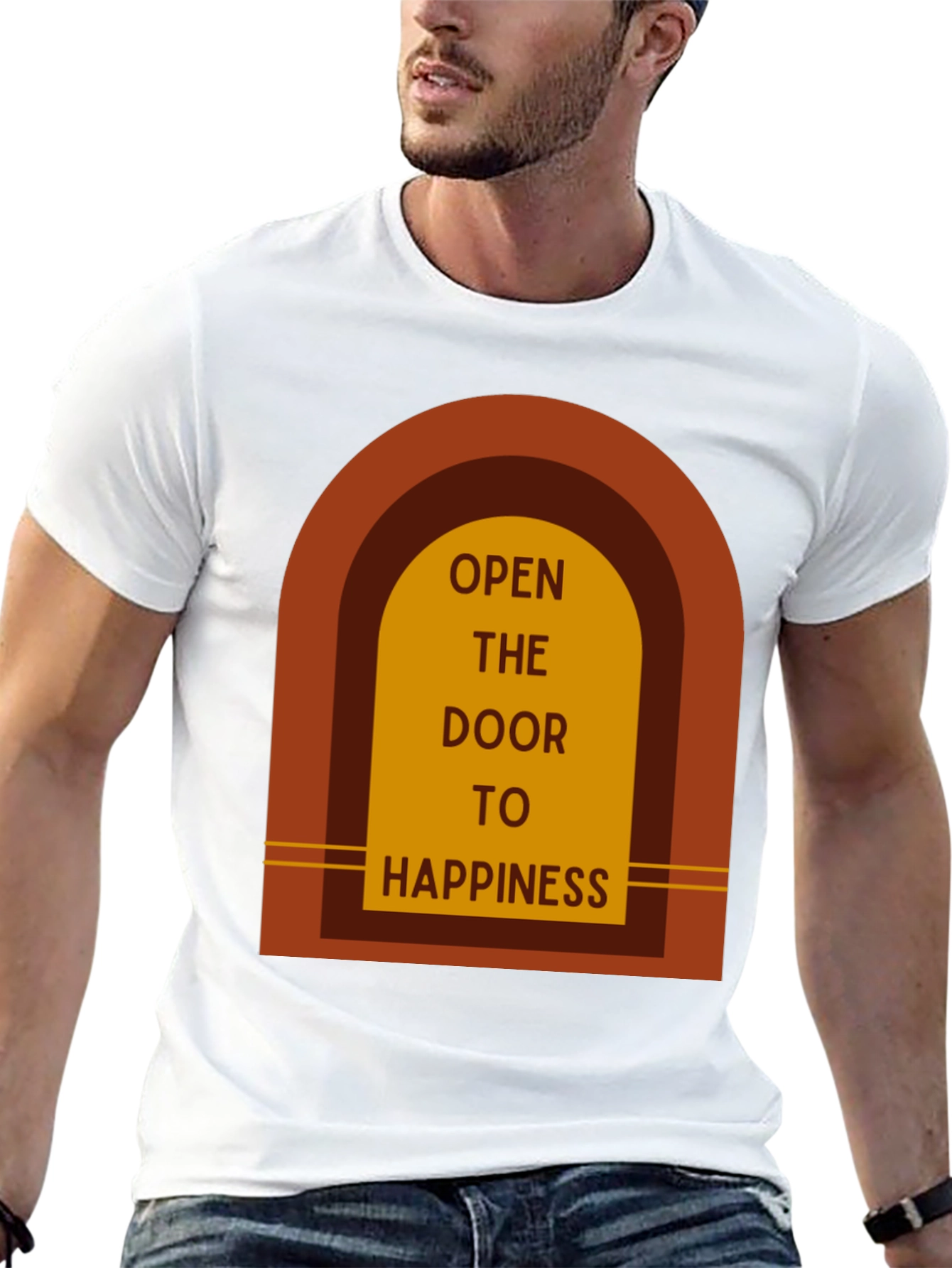 Open Door to Happiness Graphic Tee
