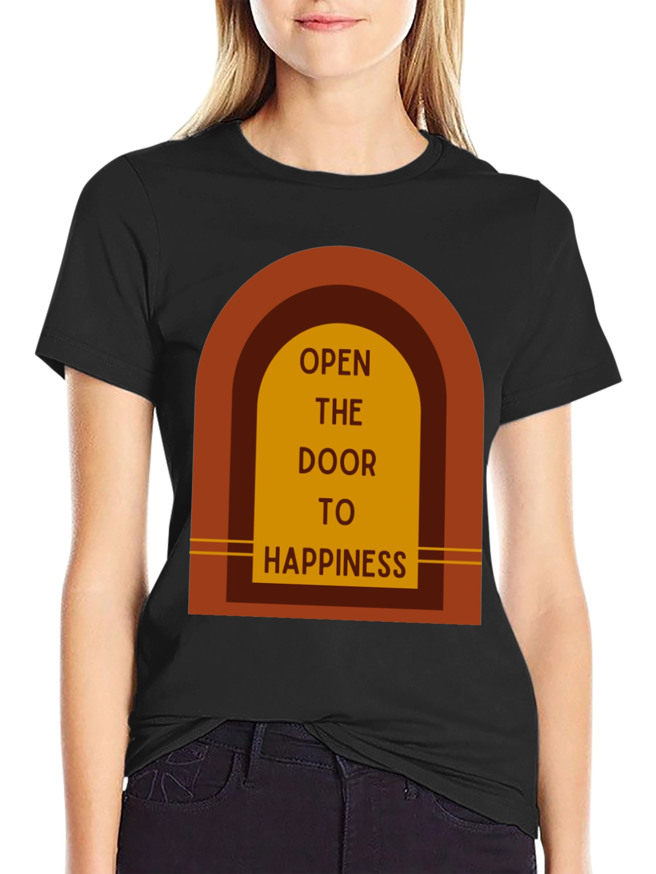 Open Door to Happiness Graphic Tee