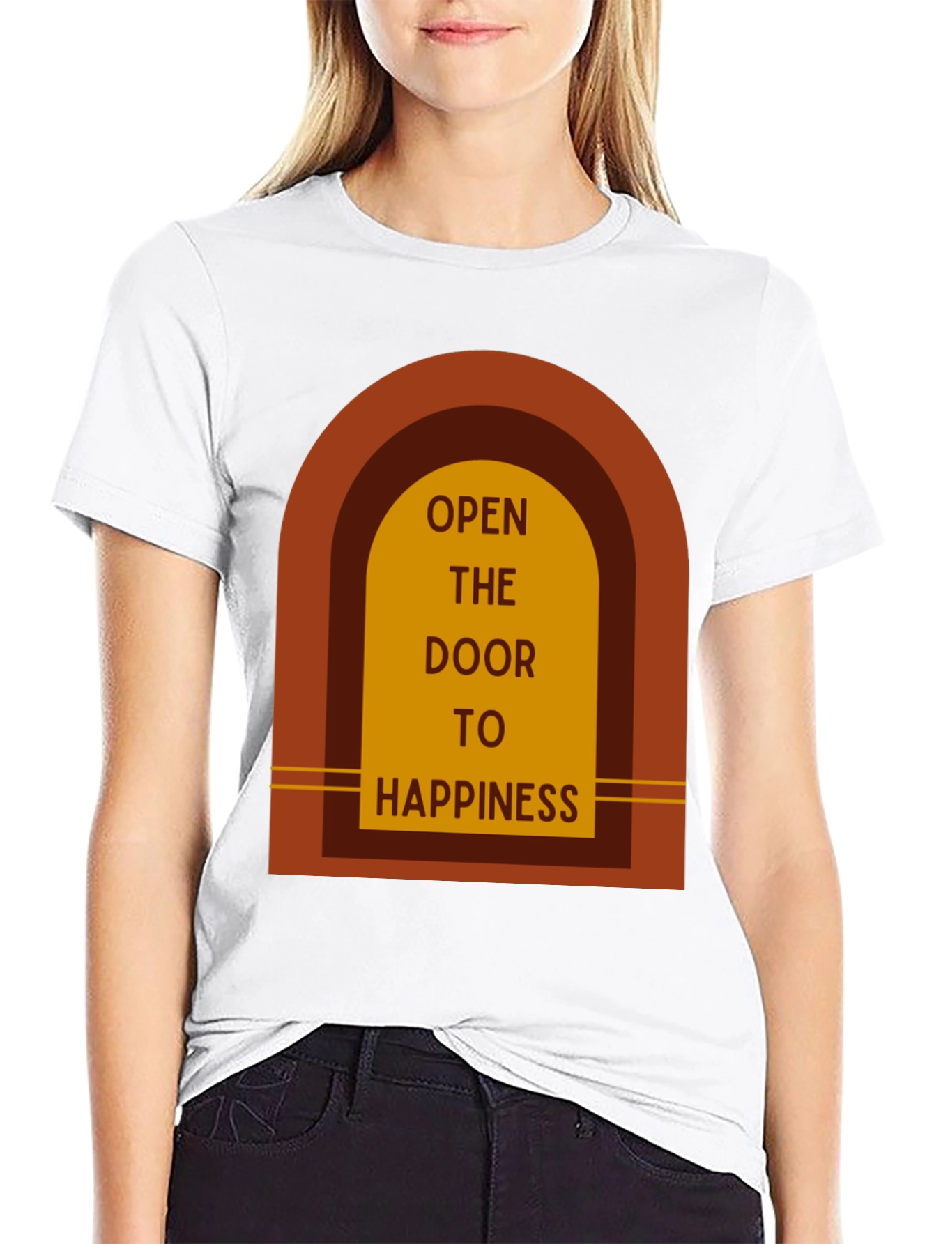 Open Door to Happiness Graphic Tee