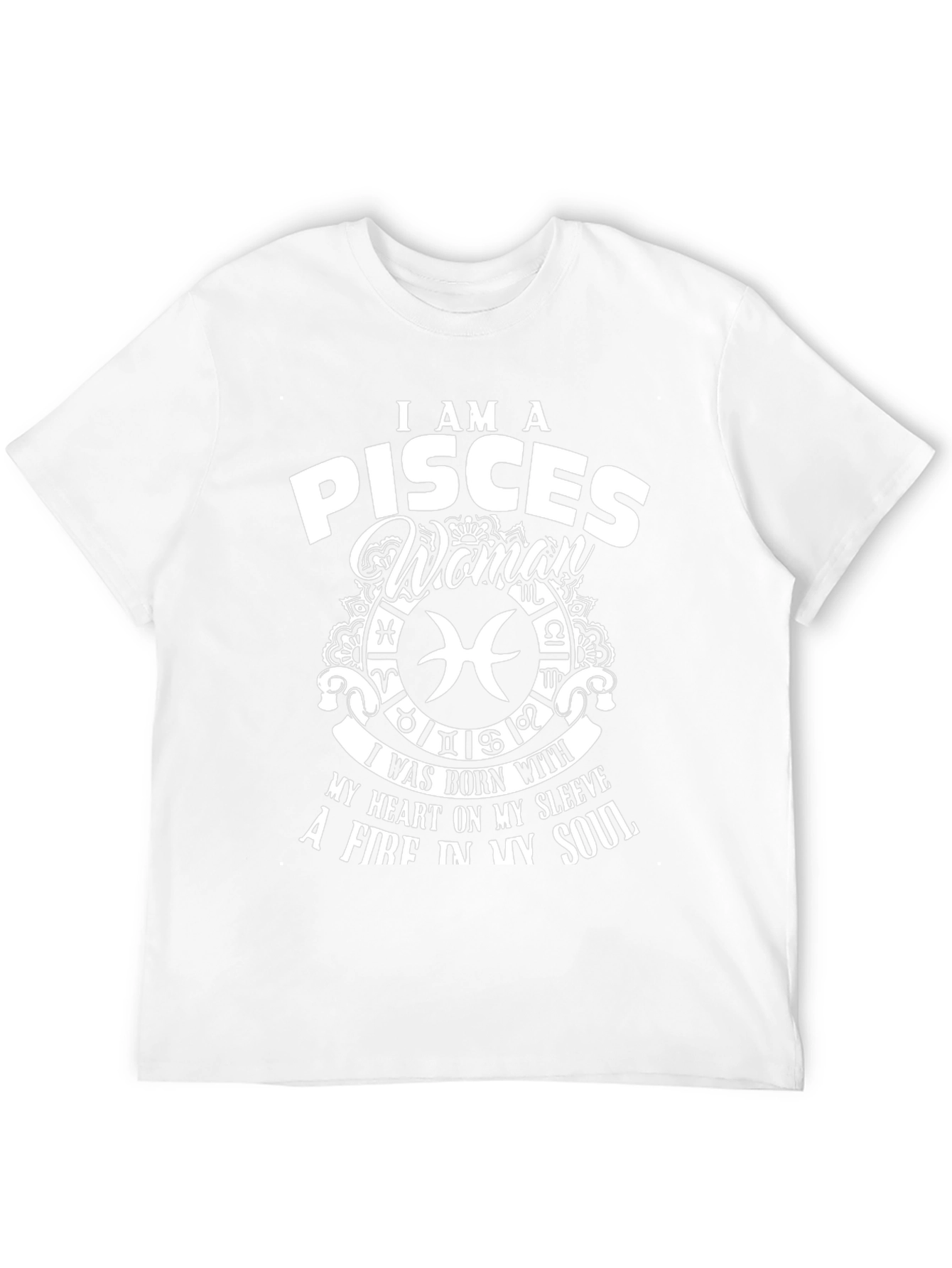 Pisces Woman Graphic Tee - Zodiac Sign Shirt