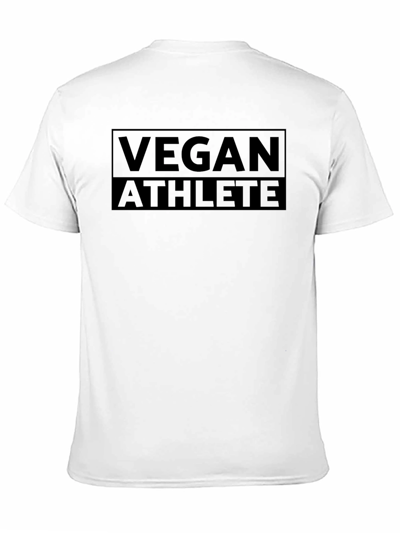 Vegan Athlete Graphic T-Shirt - Black