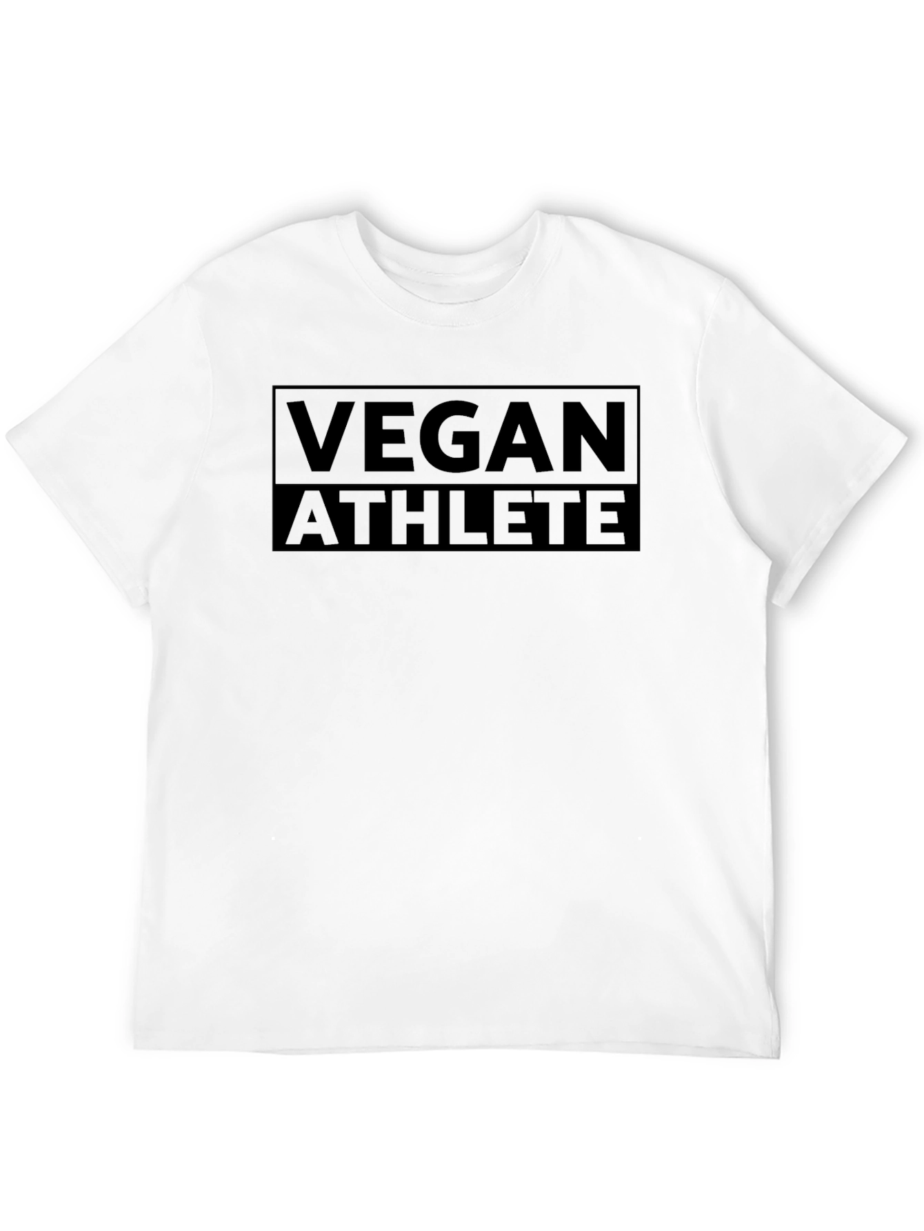 Vegan Athlete Graphic T-Shirt - Black