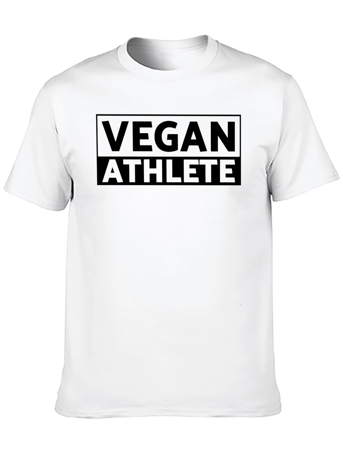 Vegan Athlete Graphic T-Shirt - Black