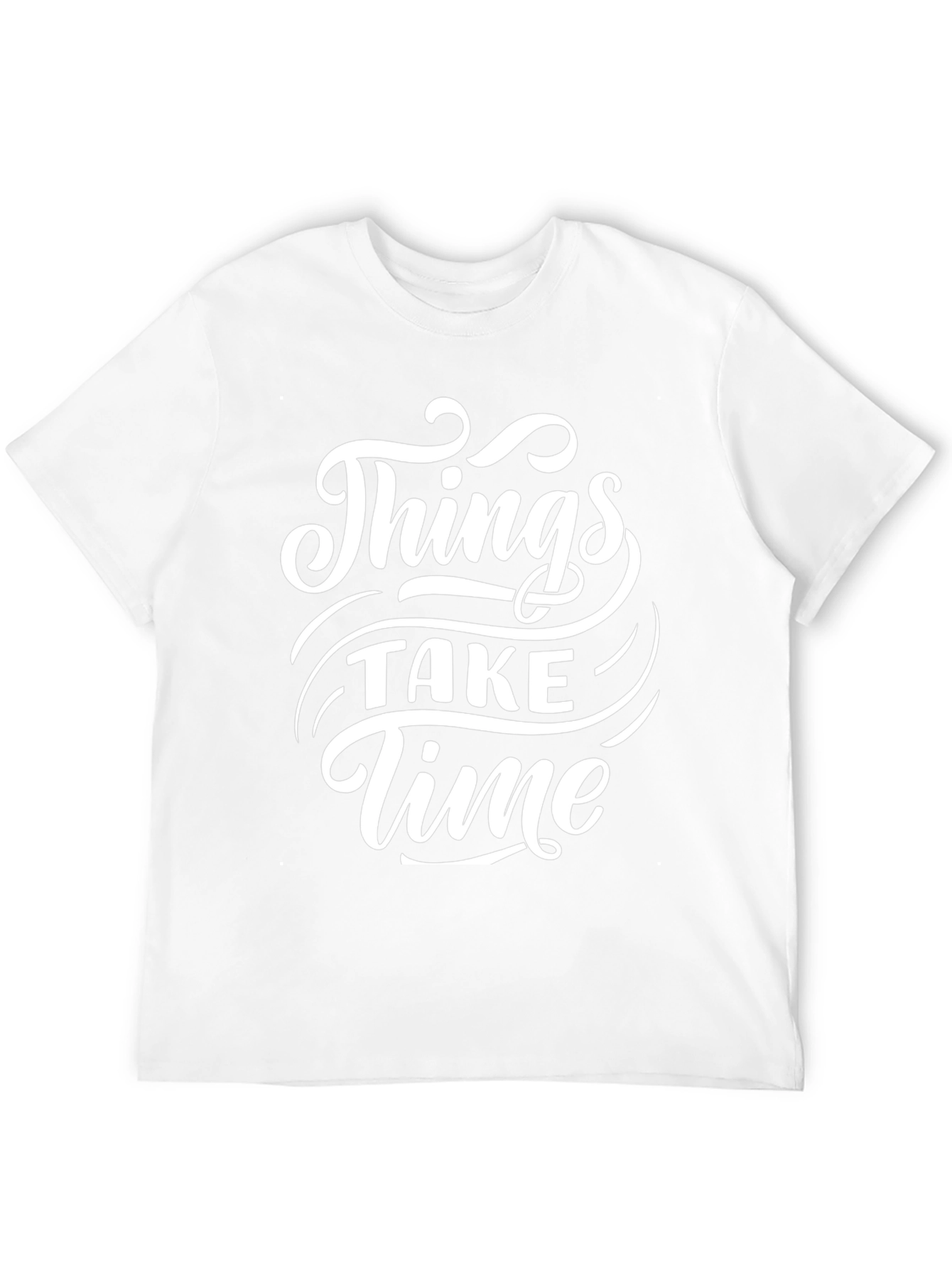 Things Take Time Graphic Black T-Shirt
