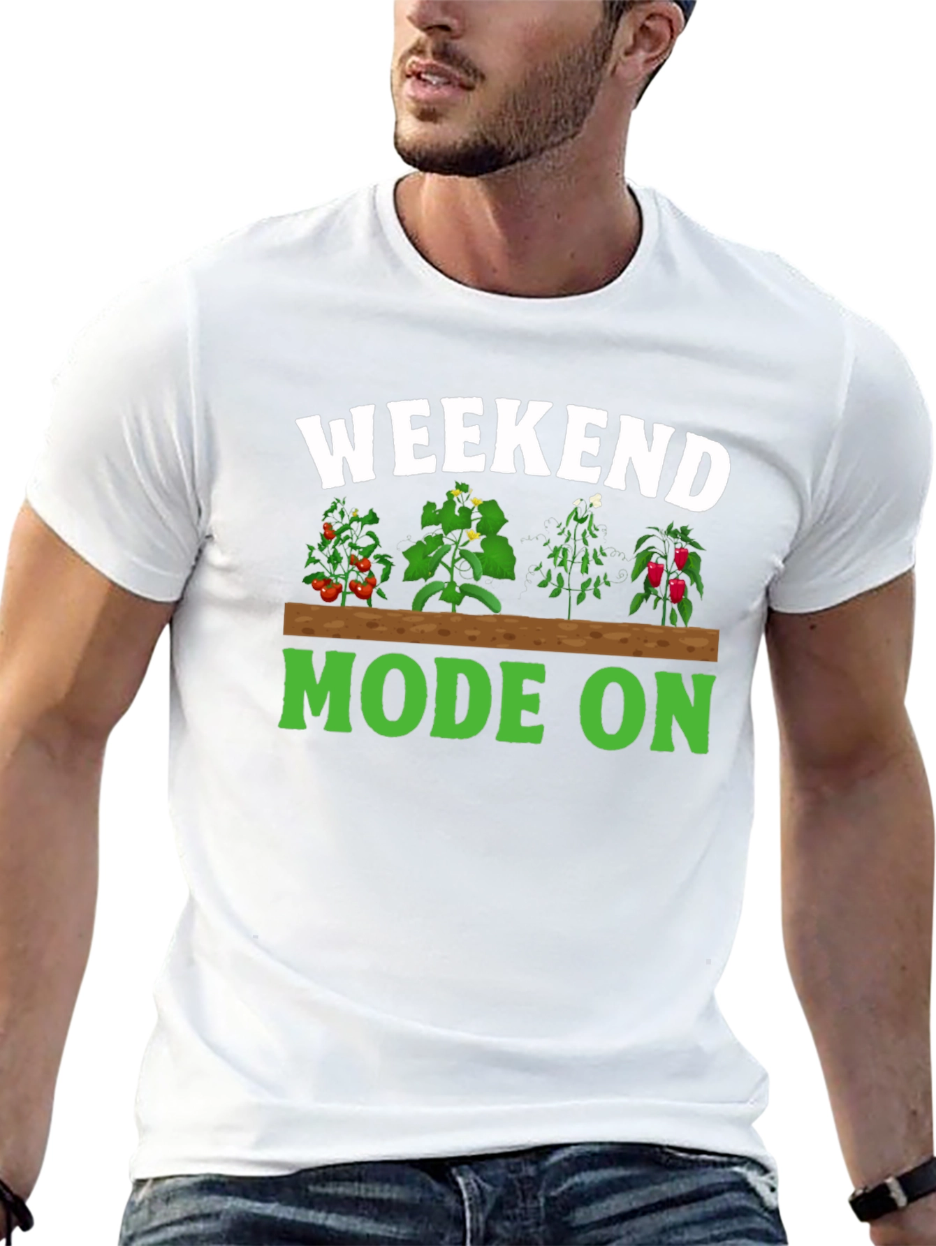 Weekend Mode On Gardening T-Shirt