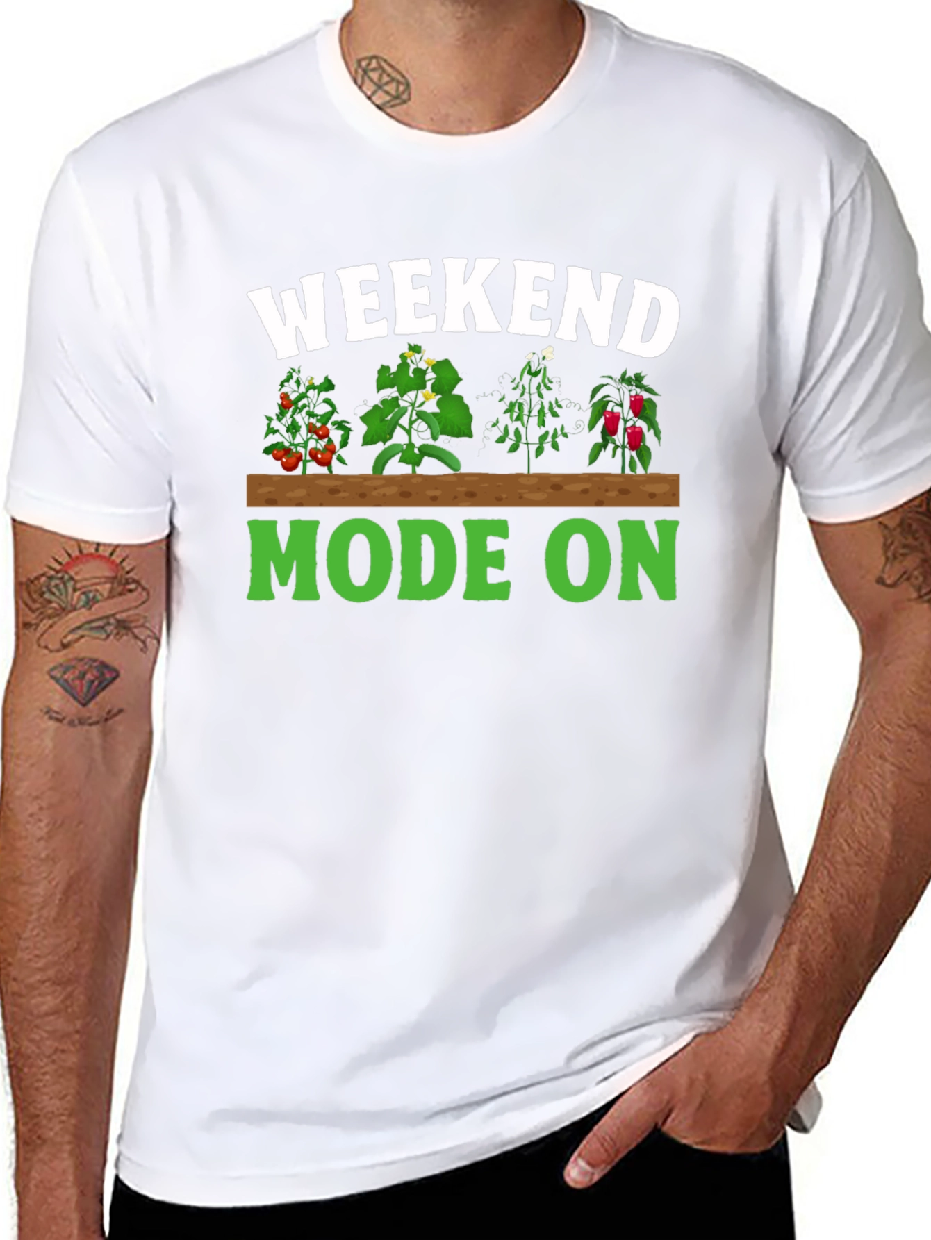 Weekend Mode On Gardening T-Shirt