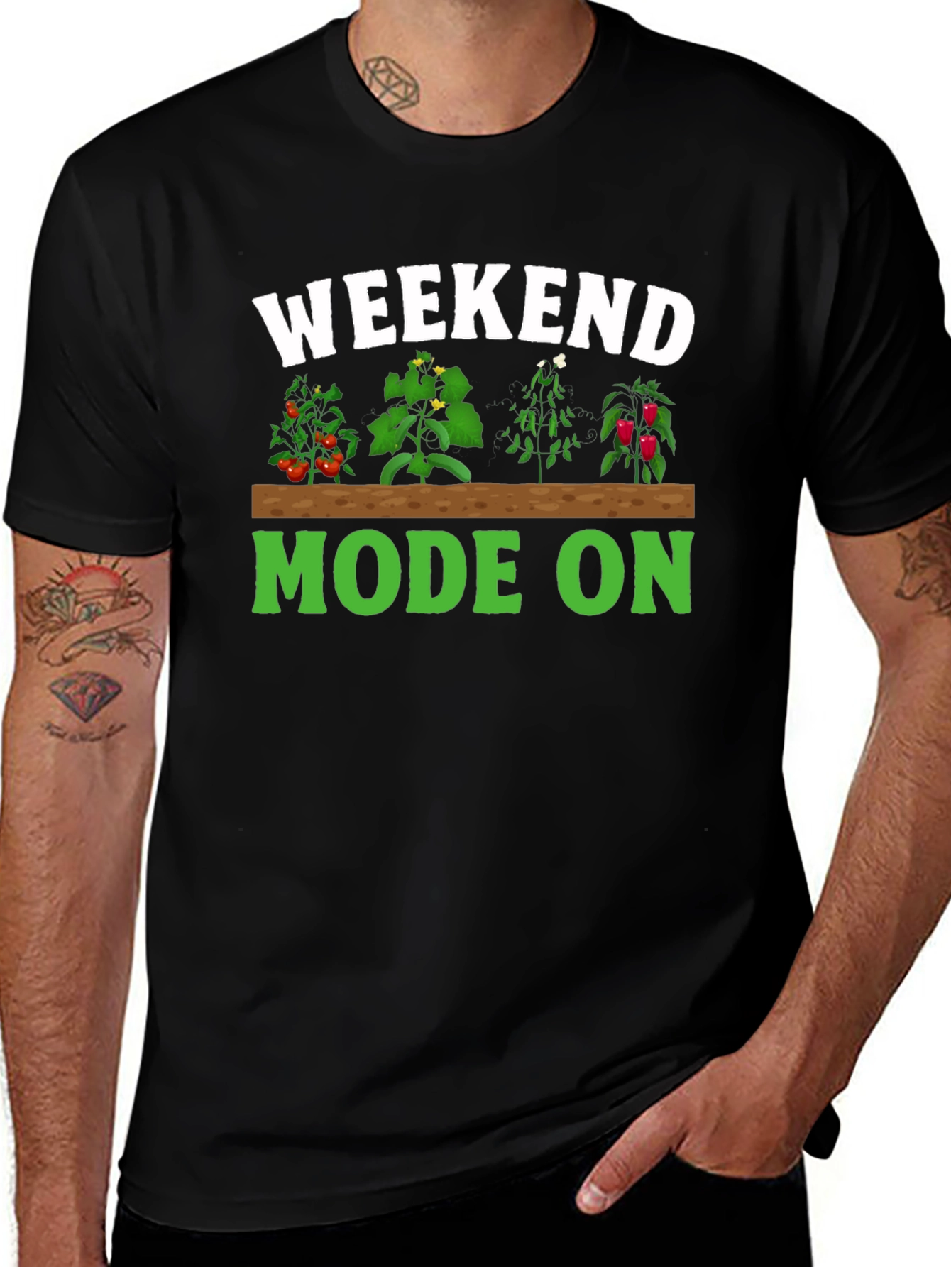 Weekend Mode On Gardening T-Shirt