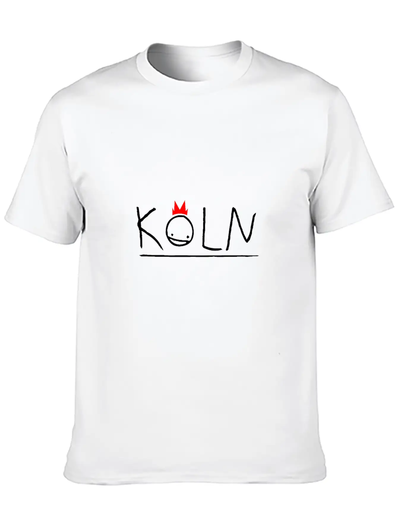 Köln Cologne Motive Germany Unisex Short Sleeve Soft Cotton T-Shirt – Casual Everyday Wear