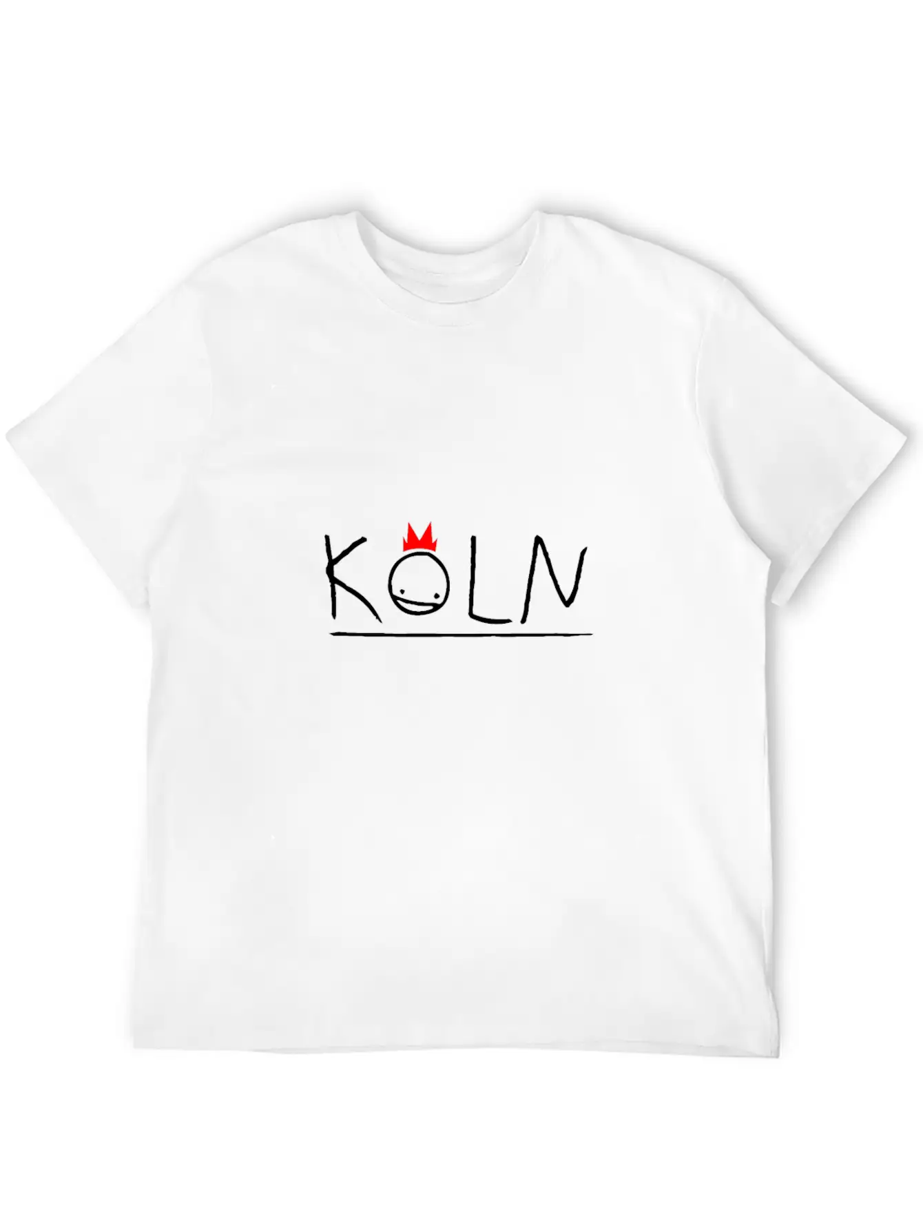 Köln Cologne Motive Germany Unisex Short Sleeve Soft Cotton T-Shirt – Casual Everyday Wear