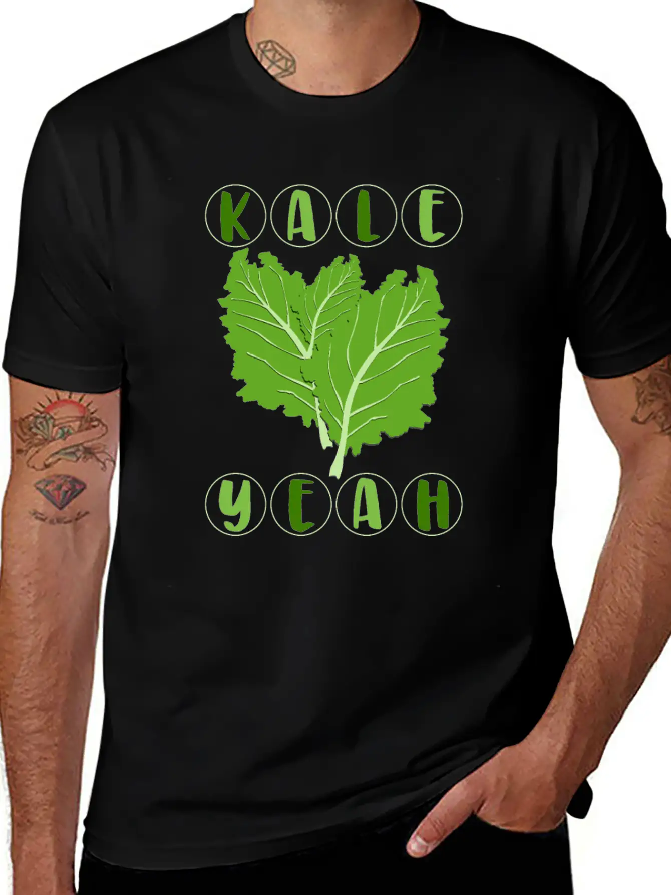 Kale Yeah Vegan Vegetarian Salad Funny Gift Timeless Short Sleeve Tee – Comfy And Minimalist Design