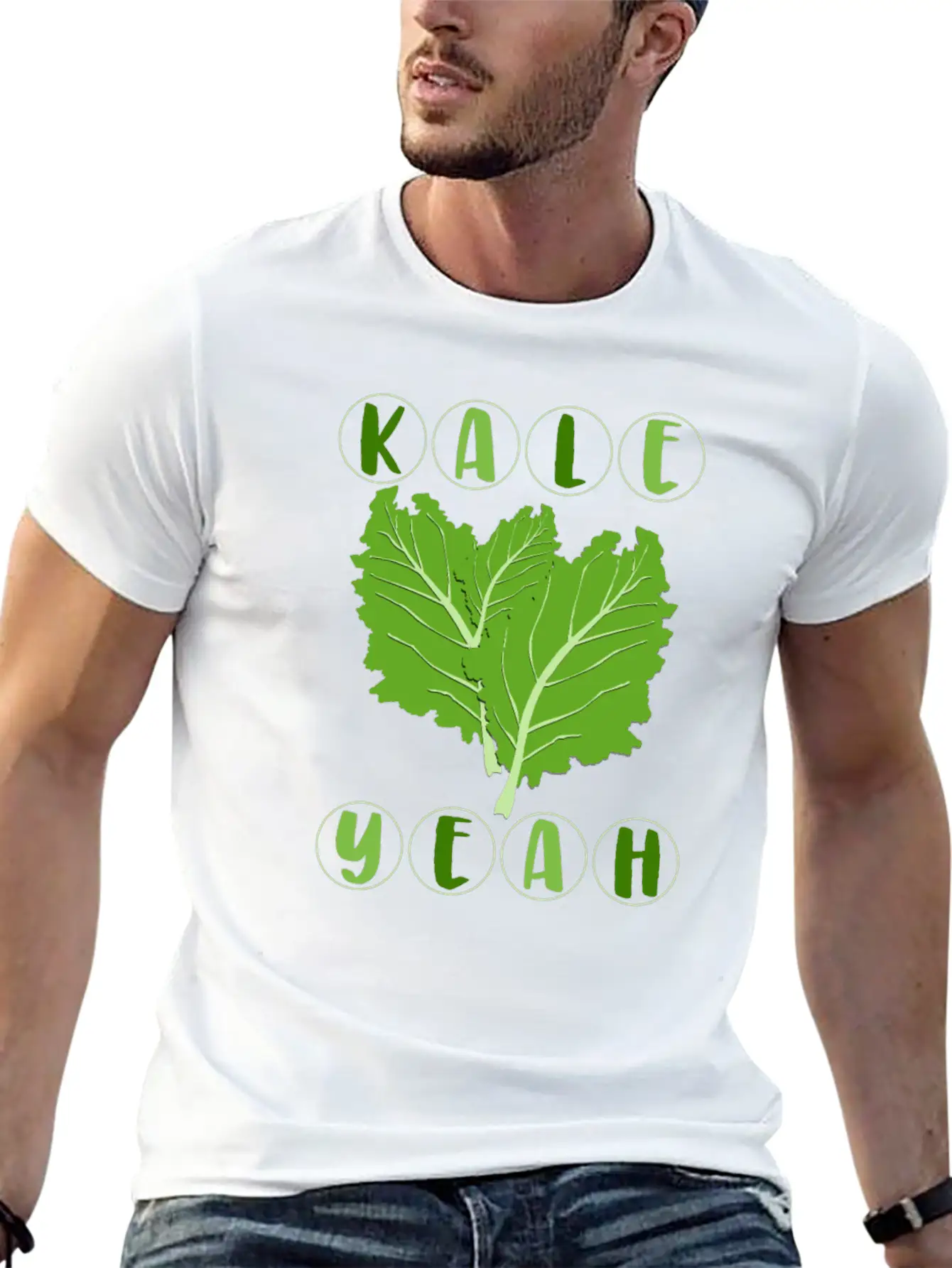 Kale Yeah Vegan Vegetarian Salad Funny Gift Timeless Short Sleeve Tee – Comfy And Minimalist Design