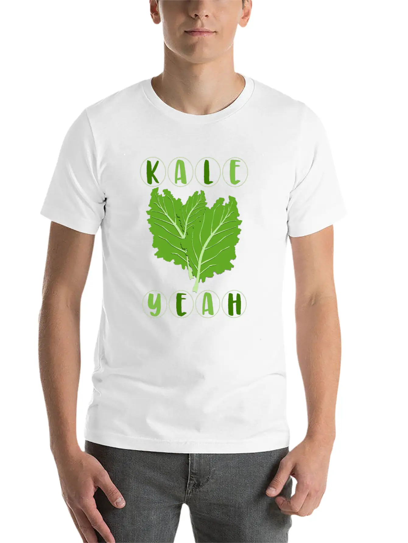Kale Yeah Vegan Vegetarian Salad Funny Gift Timeless Short Sleeve Tee – Comfy And Minimalist Design