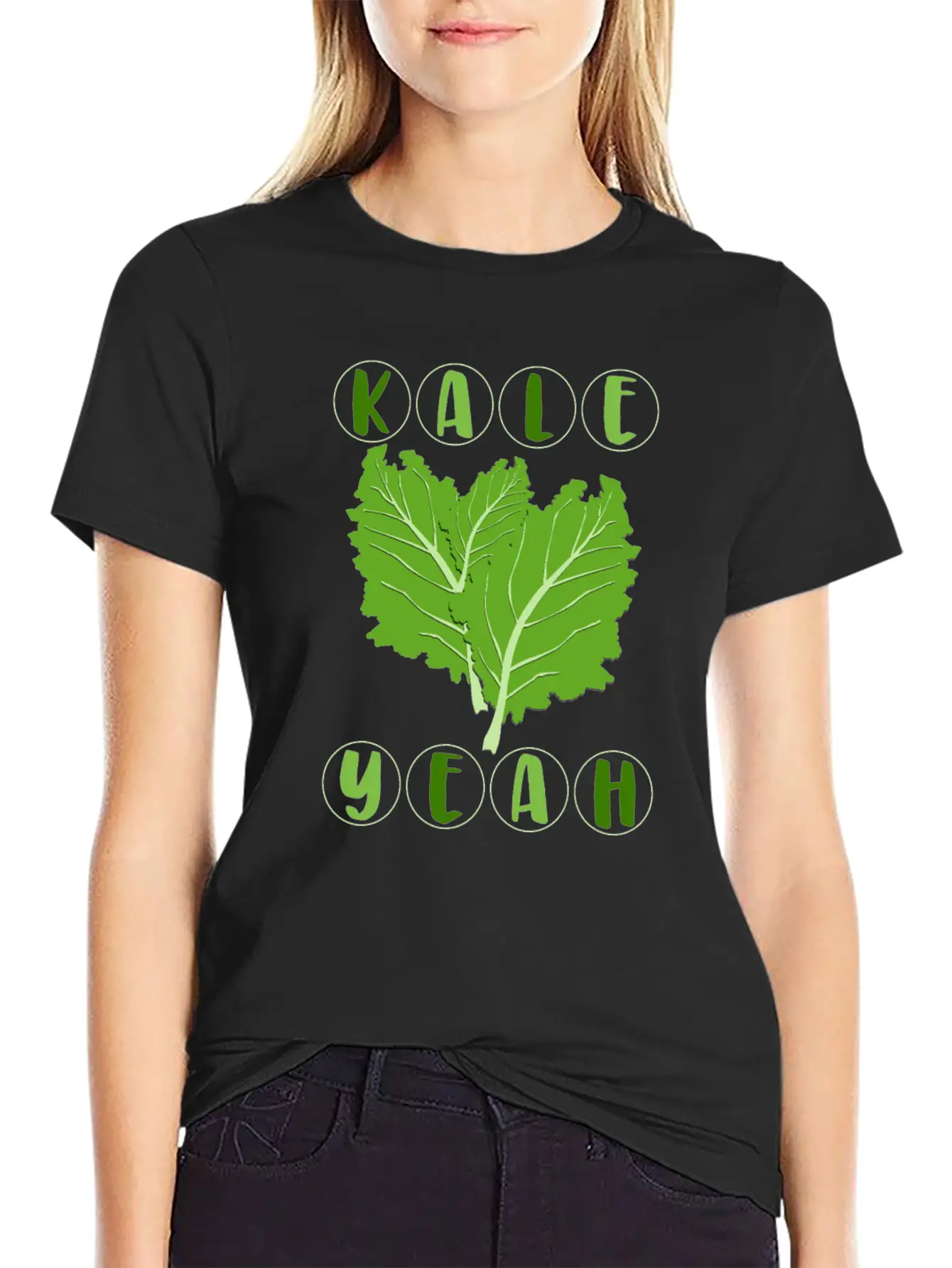 Kale Yeah Vegan Vegetarian Salad Funny Gift Timeless Short Sleeve Tee – Comfy And Minimalist Design