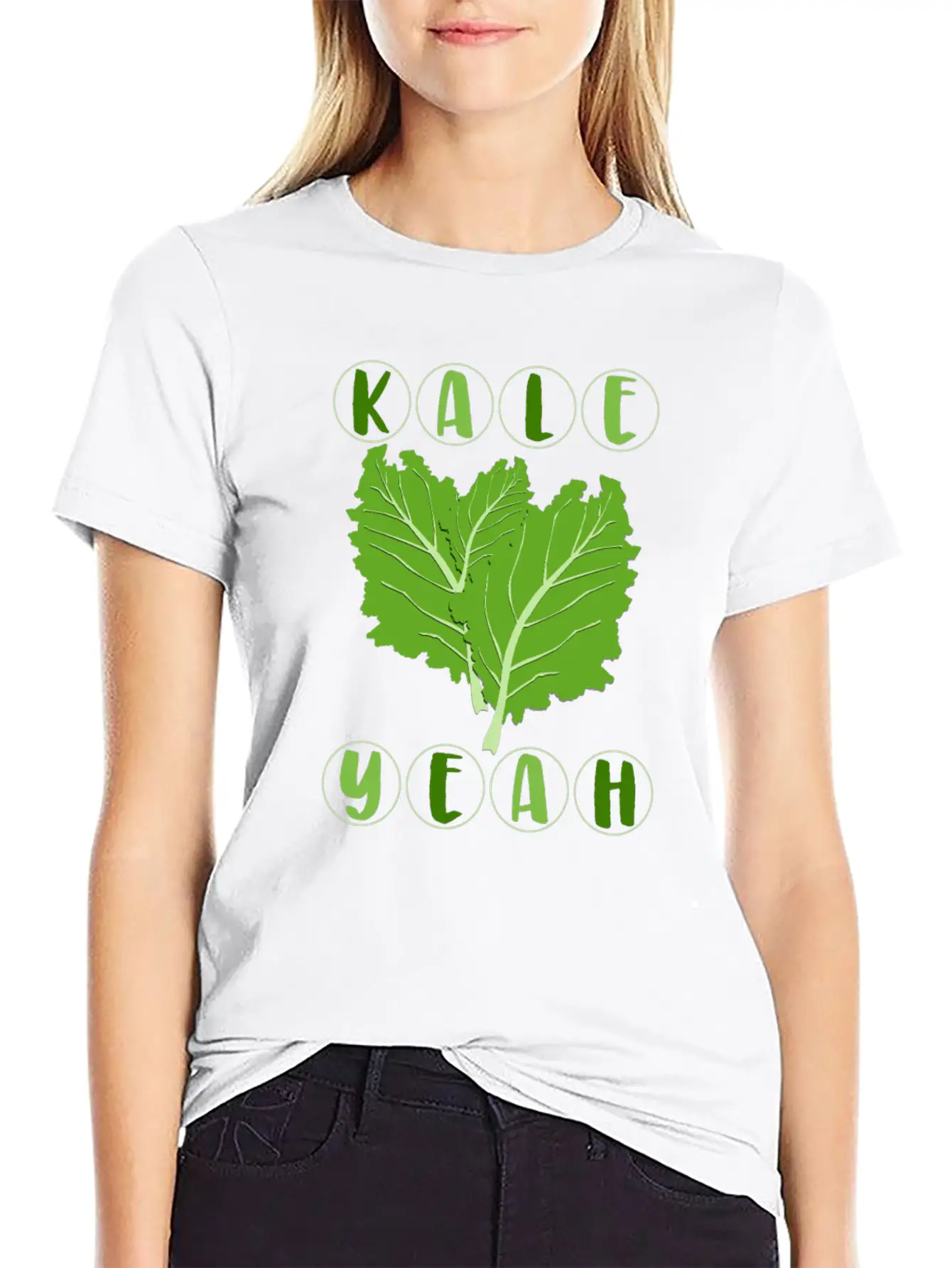 Kale Yeah Vegan Vegetarian Salad Funny Gift Timeless Short Sleeve Tee – Comfy And Minimalist Design