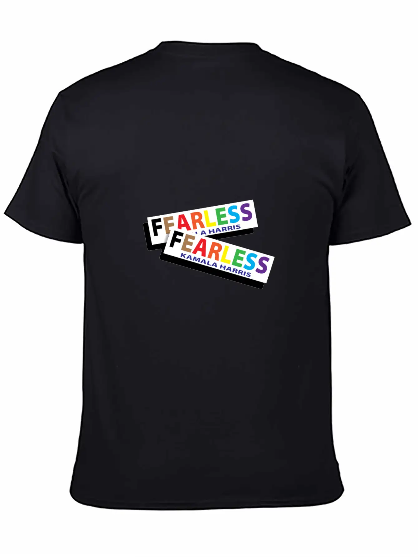 KAMALA HARRIS FEARLESS BUMPER STICKER For Christma Unisex Short Sleeve Soft Cotton T-Shirt – Casual Everyday Wear