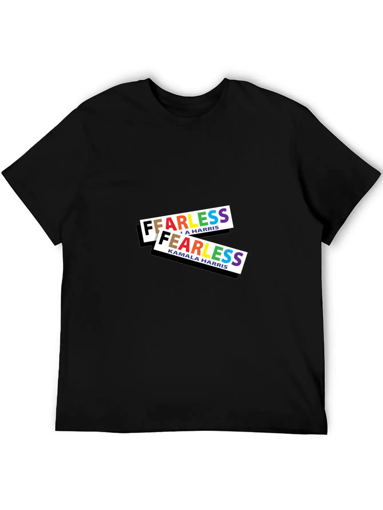 KAMALA HARRIS FEARLESS BUMPER STICKER For Christma Unisex Short Sleeve Soft Cotton T-Shirt – Casual Everyday Wear