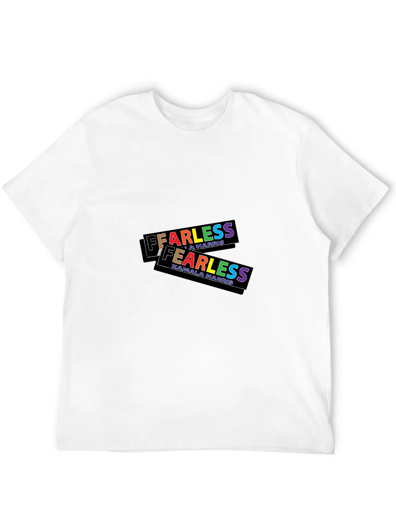 KAMALA HARRIS FEARLESS BUMPER STICKER For Christma Unisex Short Sleeve Soft Cotton T-Shirt – Casual Everyday Wear