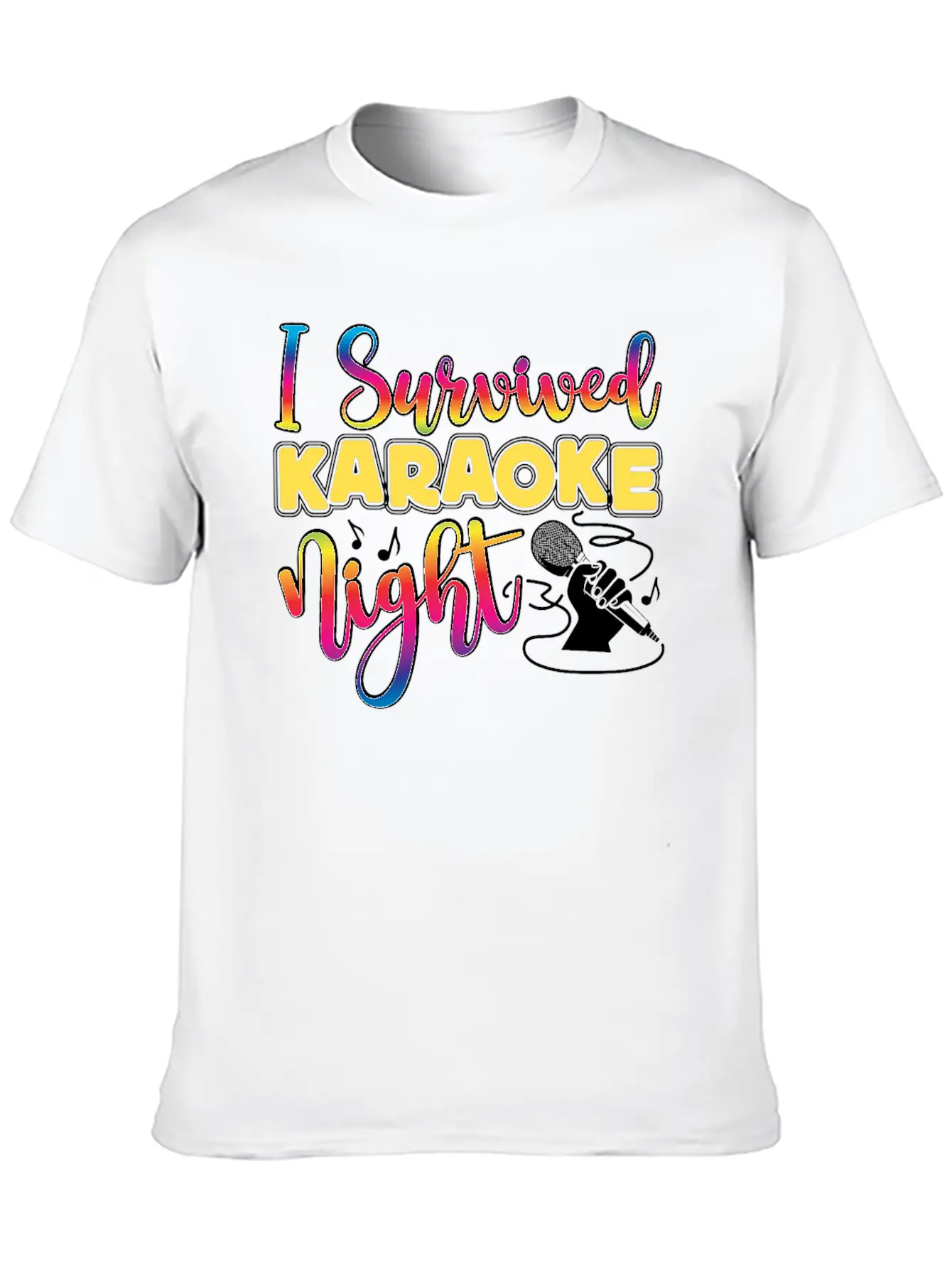 Karaoke Singer 80s Retro I Timeless Short Sleeve Tee – Comfy And Minimalist Design