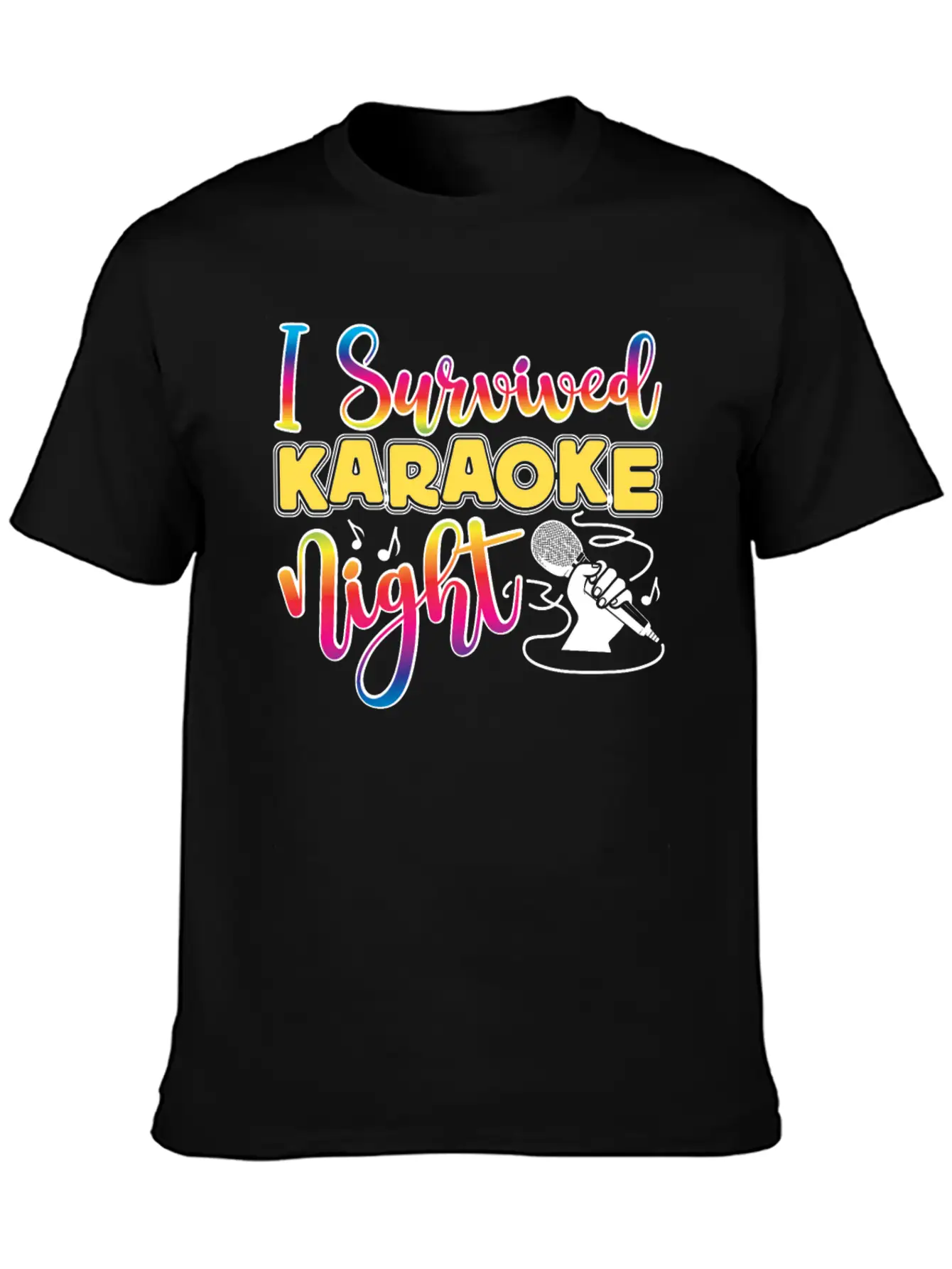 Karaoke Singer 80s Retro I Timeless Short Sleeve Tee – Comfy And Minimalist Design