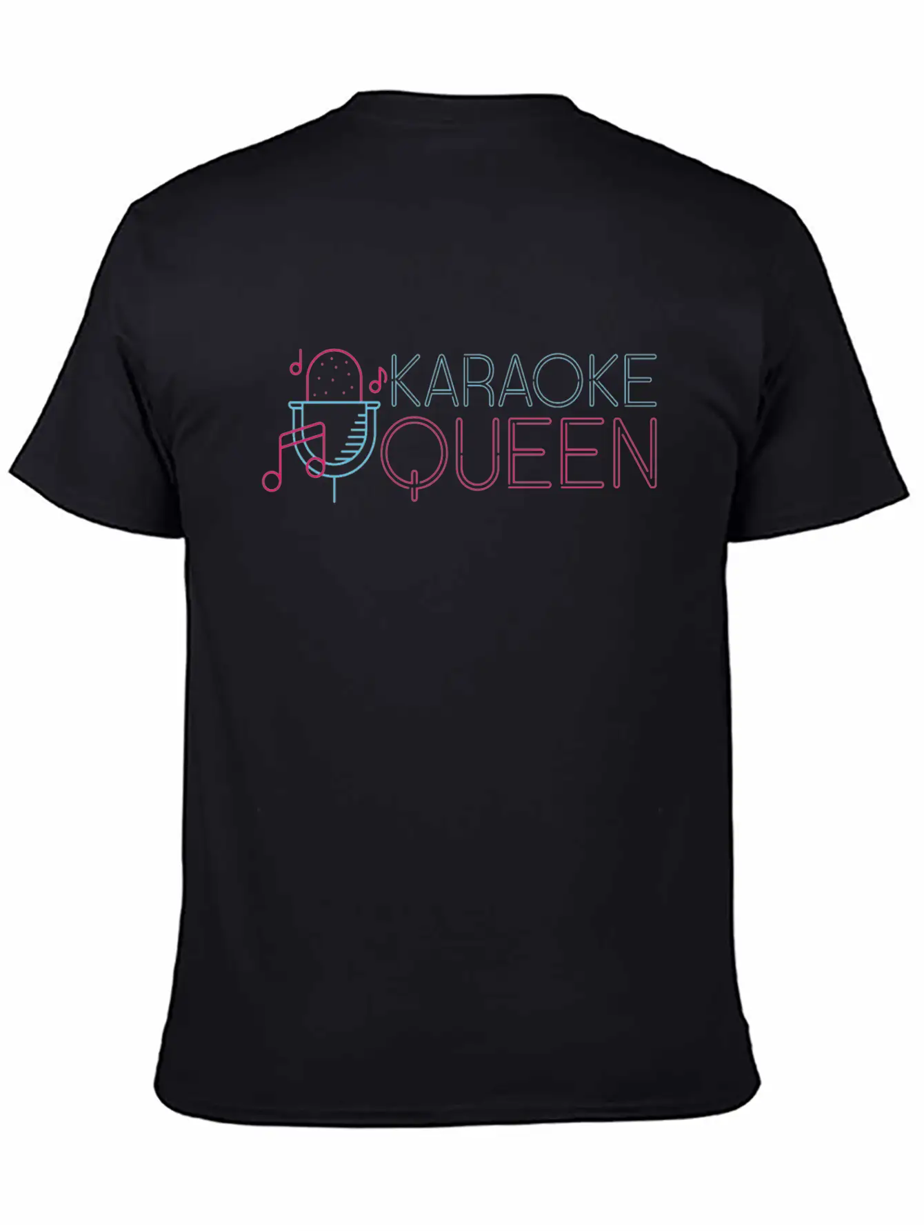 Karaoke Singer 80s Retro Karaoke Stylish Everyday T-Shirt – Unisex Basic Cotton Tee