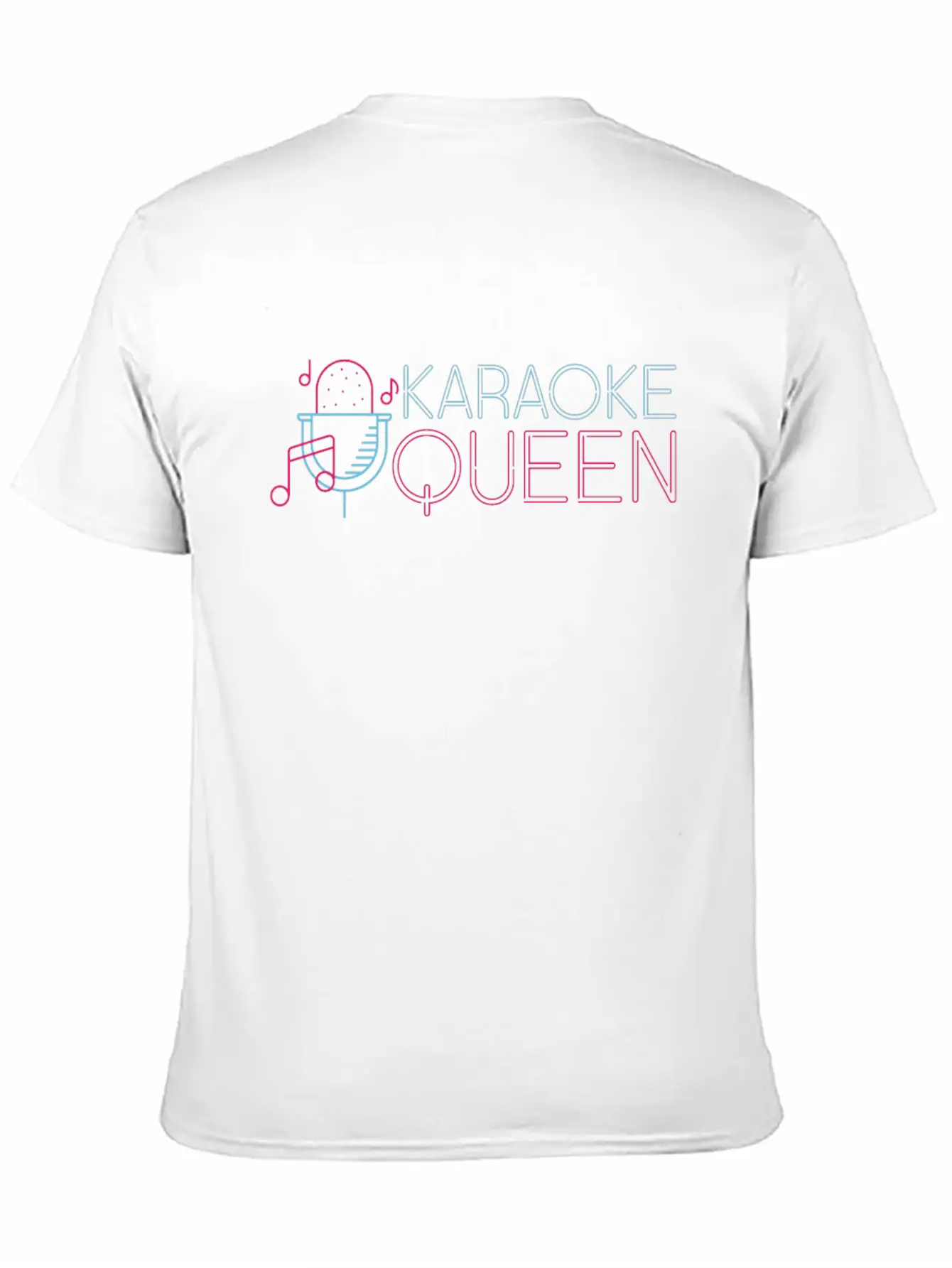 Karaoke Singer 80s Retro Karaoke Stylish Everyday T-Shirt – Unisex Basic Cotton Tee