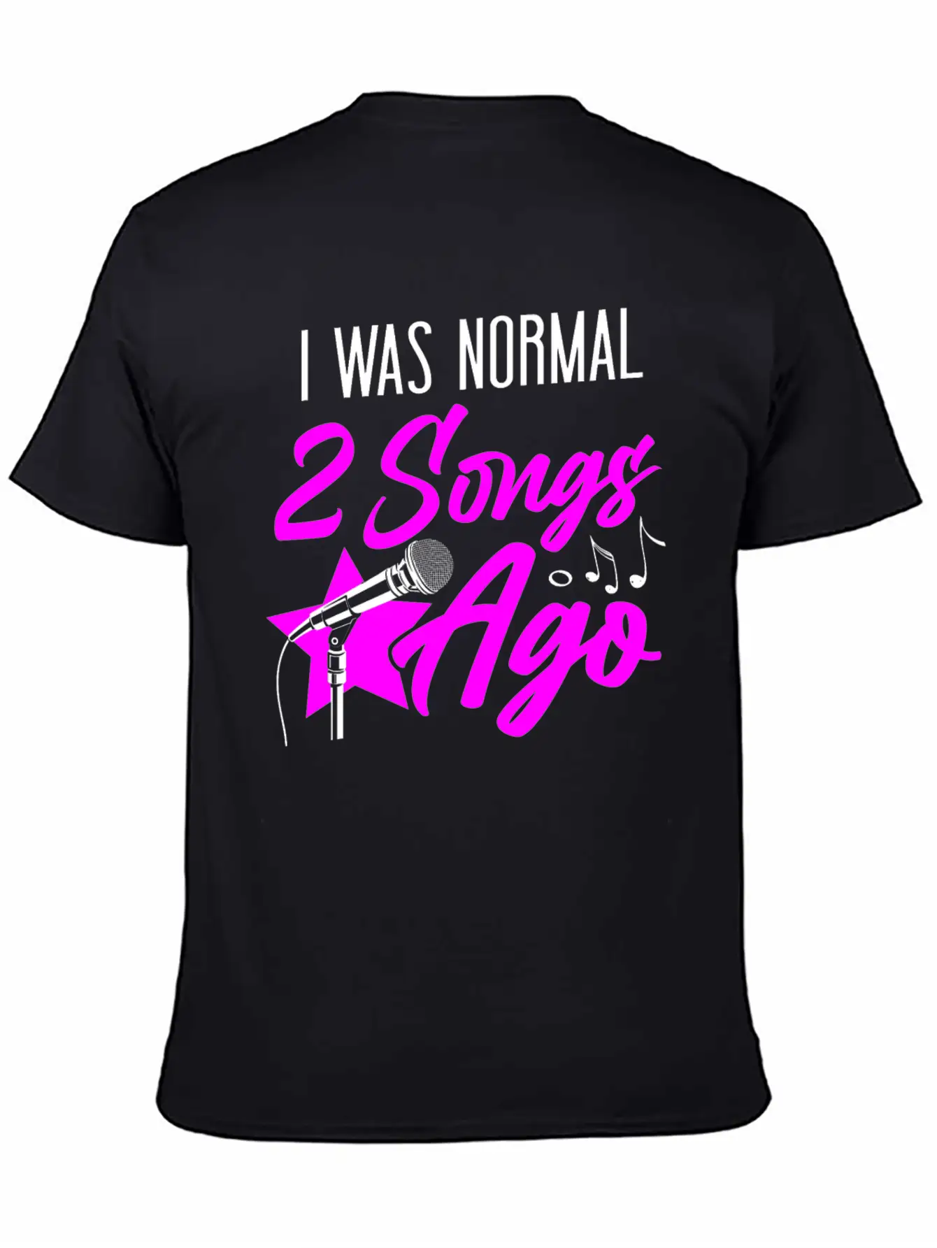 Karaoke Singer I Was Normal 2 Timeless Short Sleeve Tee – Comfy And Minimalist Design