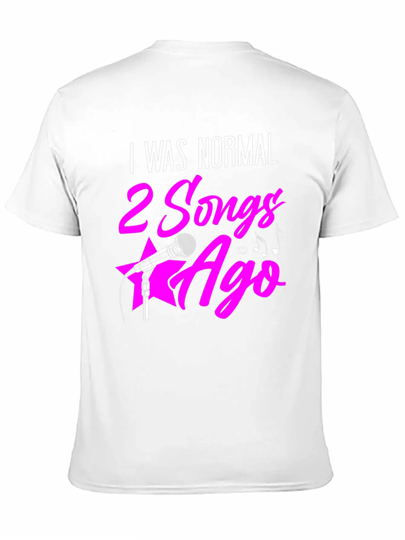 Karaoke Singer I Was Normal 2 Timeless Short Sleeve Tee – Comfy And Minimalist Design
