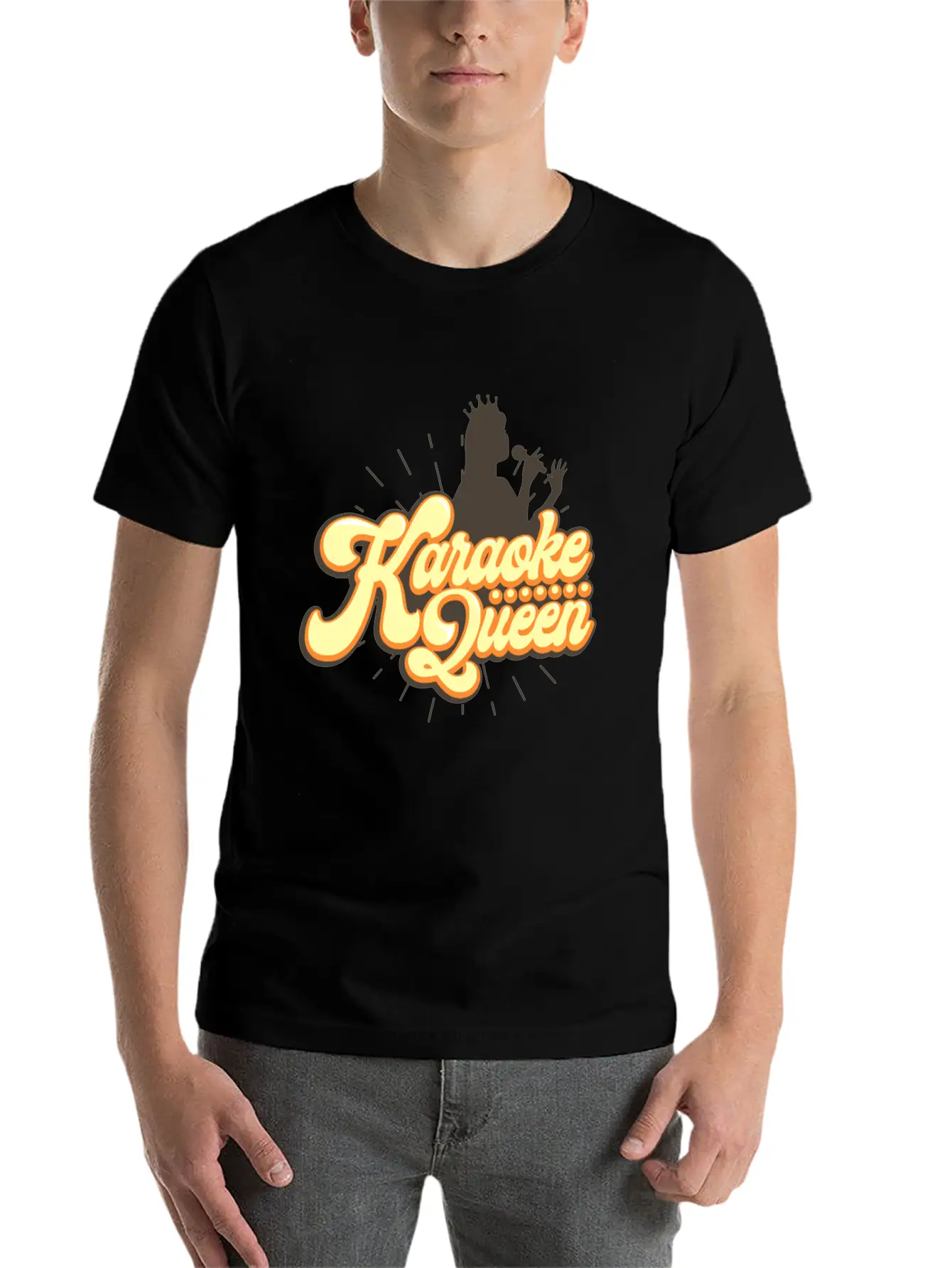 Karaoke Singer Timeless Short Sleeve Tee – Comfy And Minimalist Design