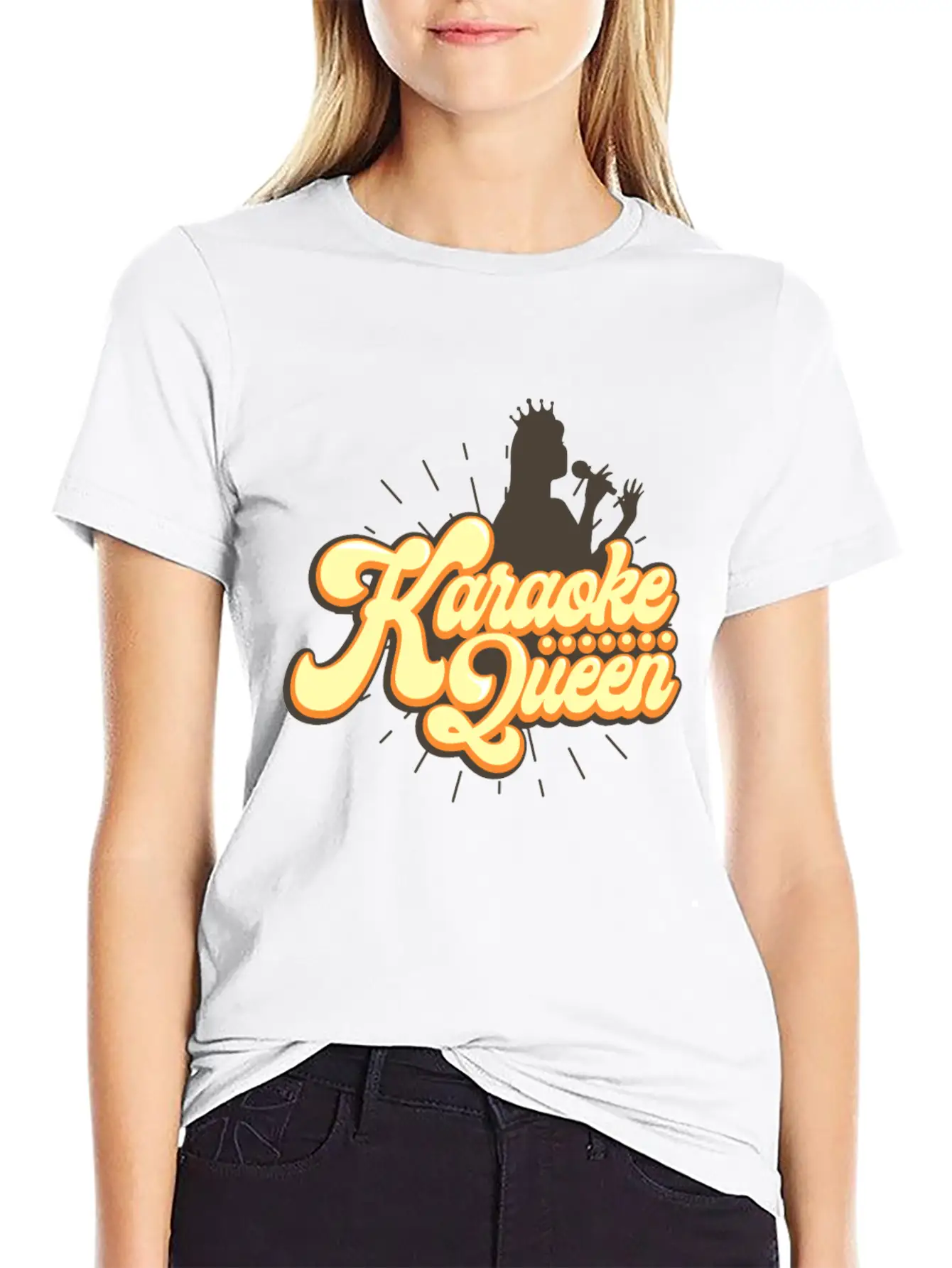 Karaoke Singer Timeless Short Sleeve Tee – Comfy And Minimalist Design