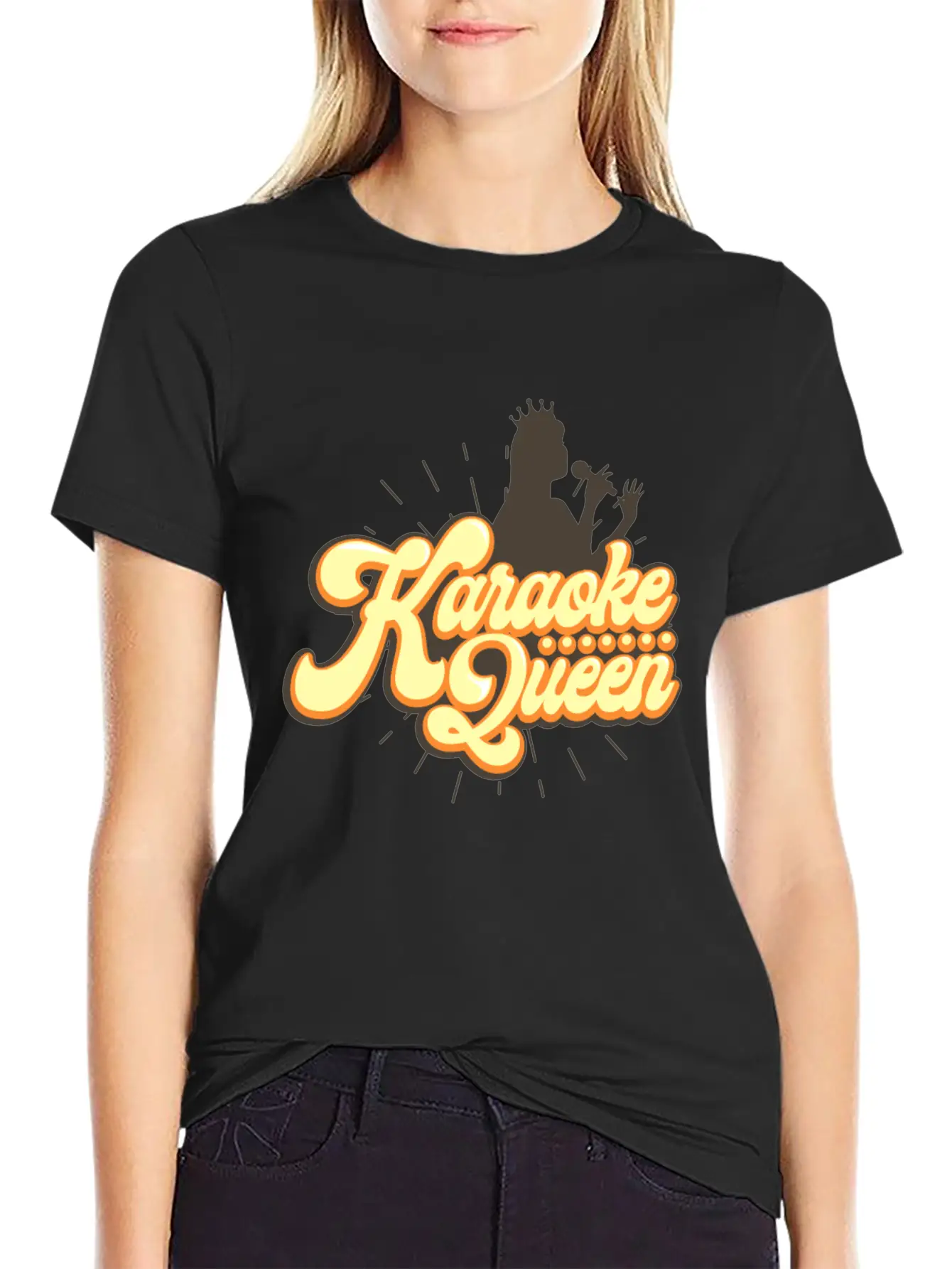 Karaoke Singer Timeless Short Sleeve Tee – Comfy And Minimalist Design