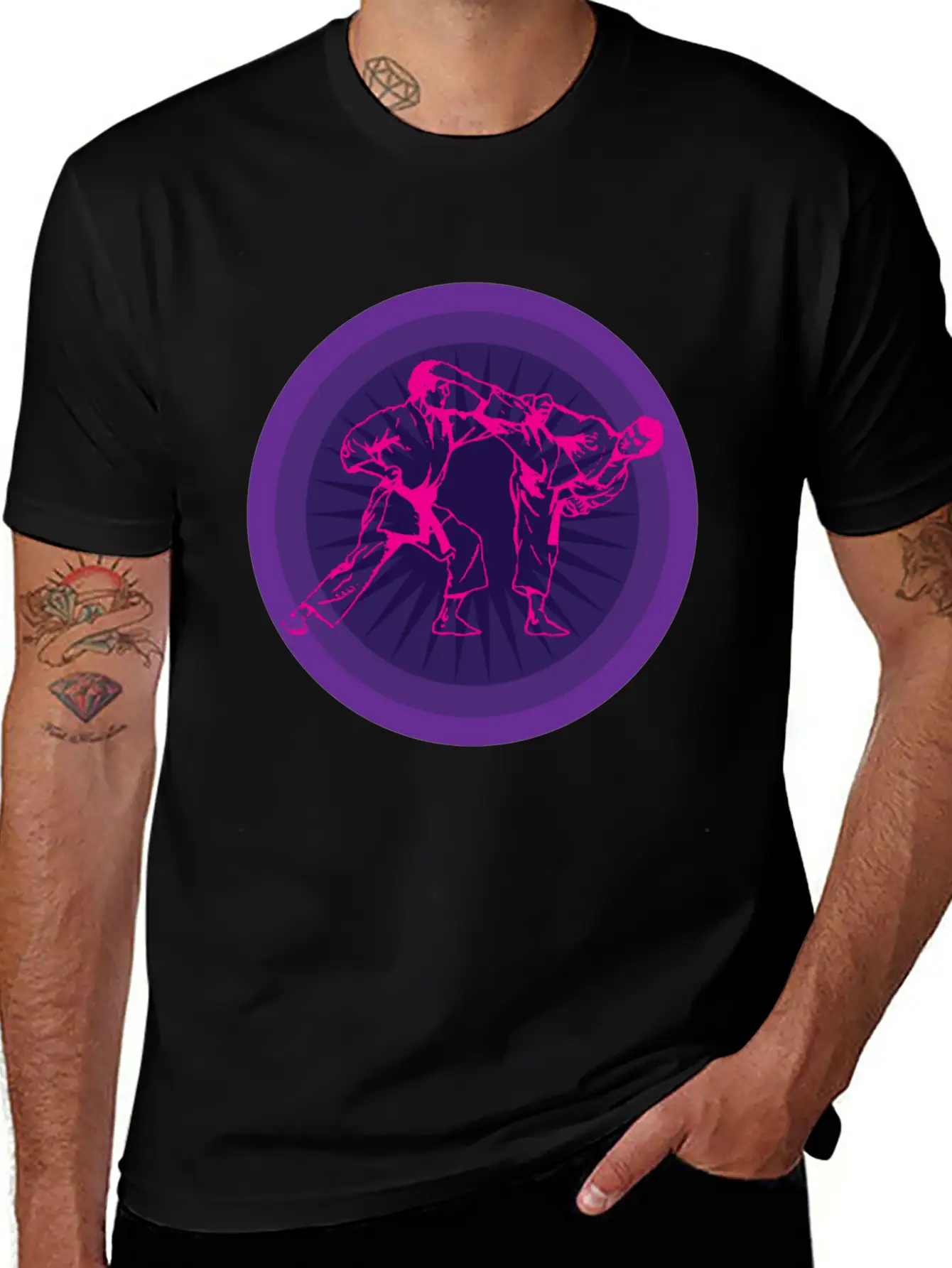 Karate Fighter Sport Timeless Short Sleeve Tee – Comfy And Minimalist Design