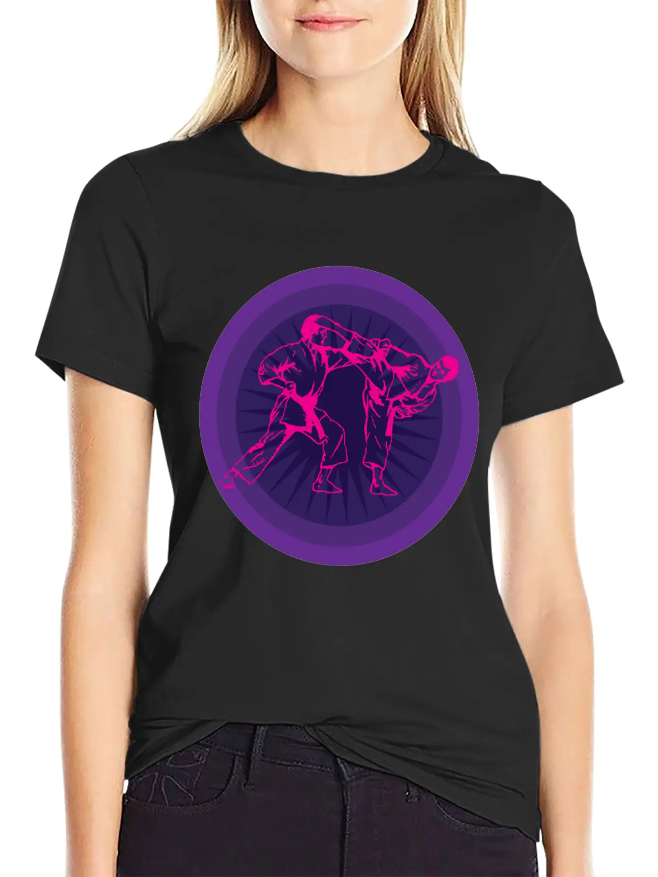 Karate Fighter Sport Timeless Short Sleeve Tee – Comfy And Minimalist Design