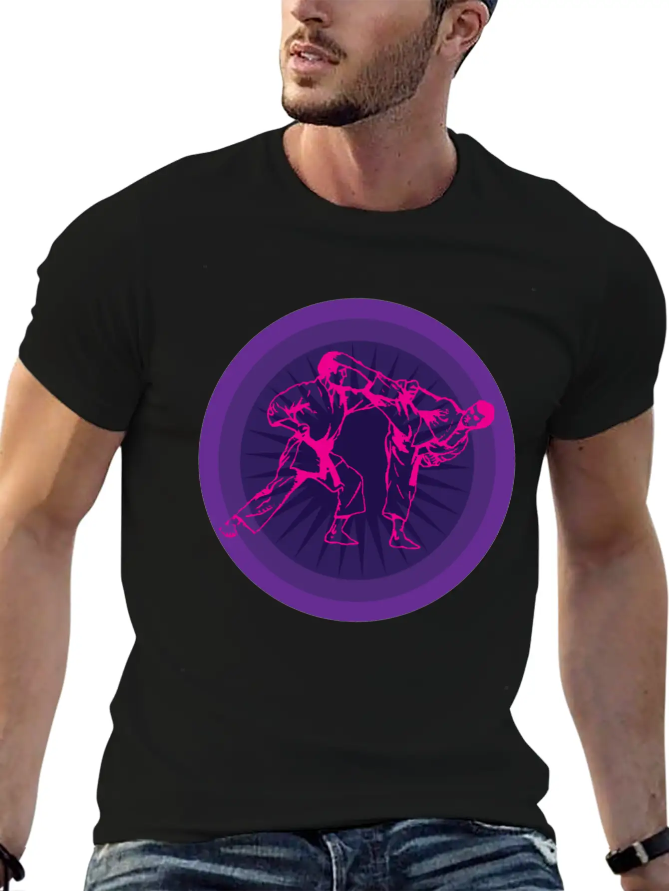 Karate Fighter Sport Timeless Short Sleeve Tee – Comfy And Minimalist Design